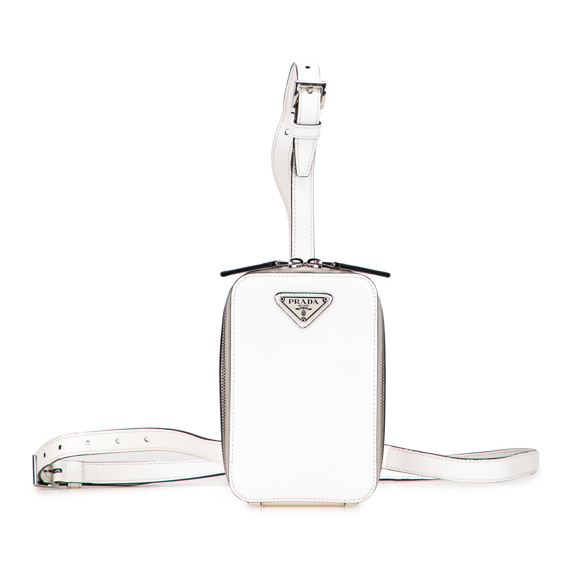 Prada Prada Saffiano Harness Crossbody Pouch Size ONE SIZE - 1 Thumbnail