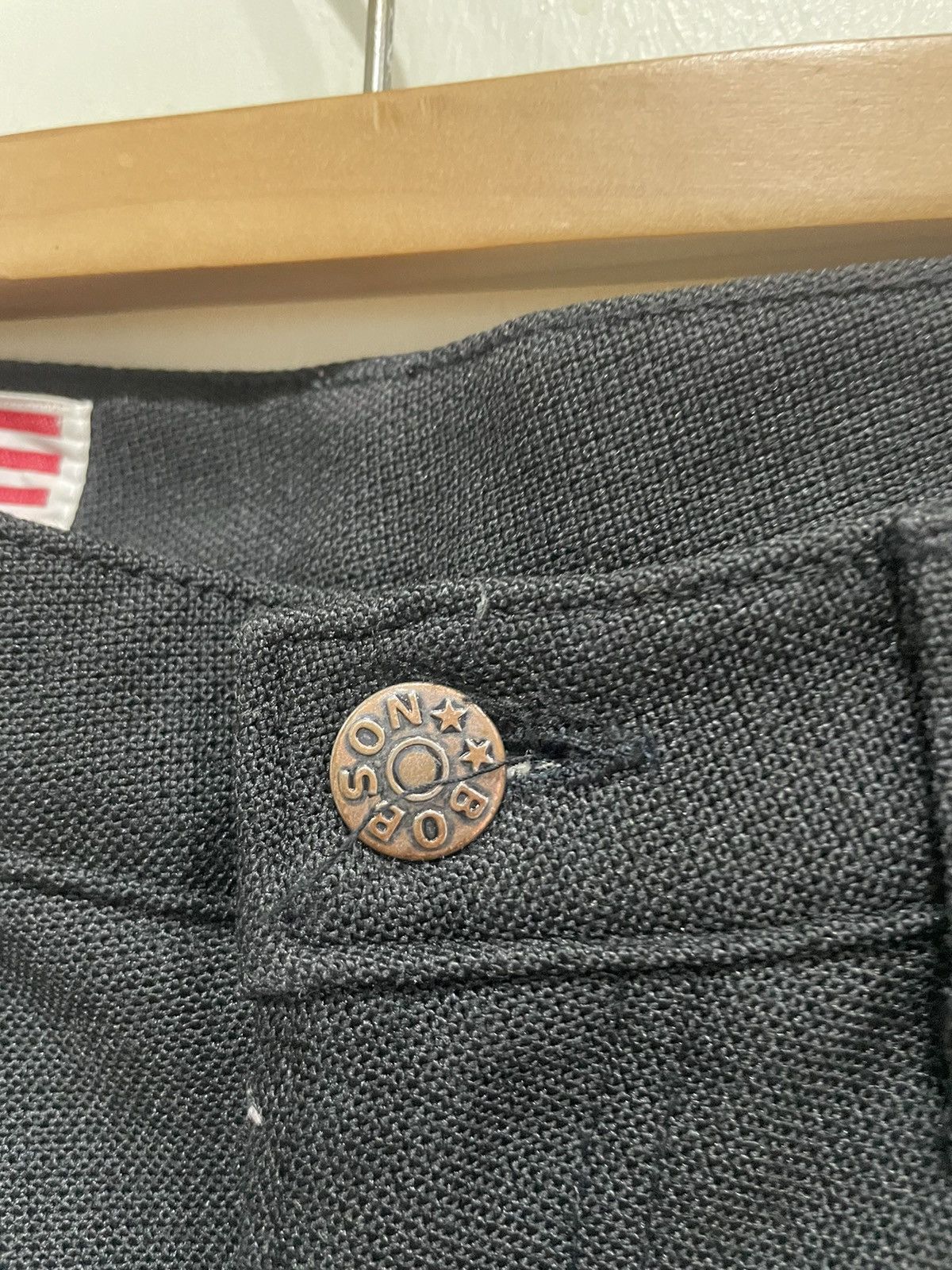 Vintage Vintage Bobson Black Pants Size 27" / US 4 / IT 40 - 4 Thumbnail