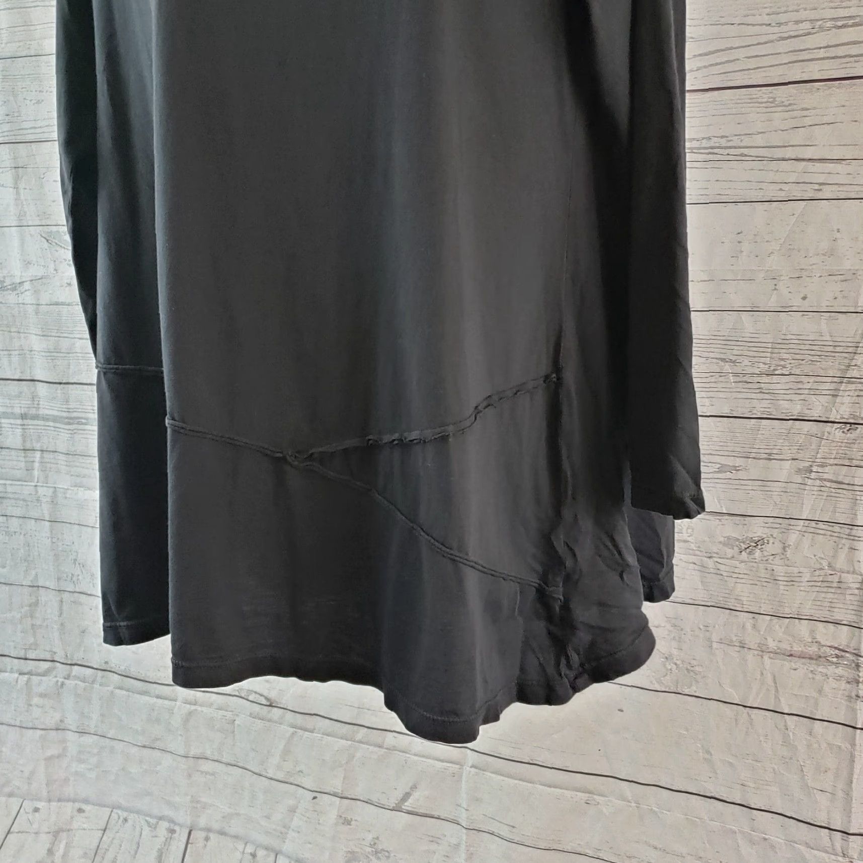 Vintage Focus Casual Life Womens Blouse Shirt Long Sleeve Black Size S Cotton Size S / US 4 / IT 40 - 3 Thumbnail