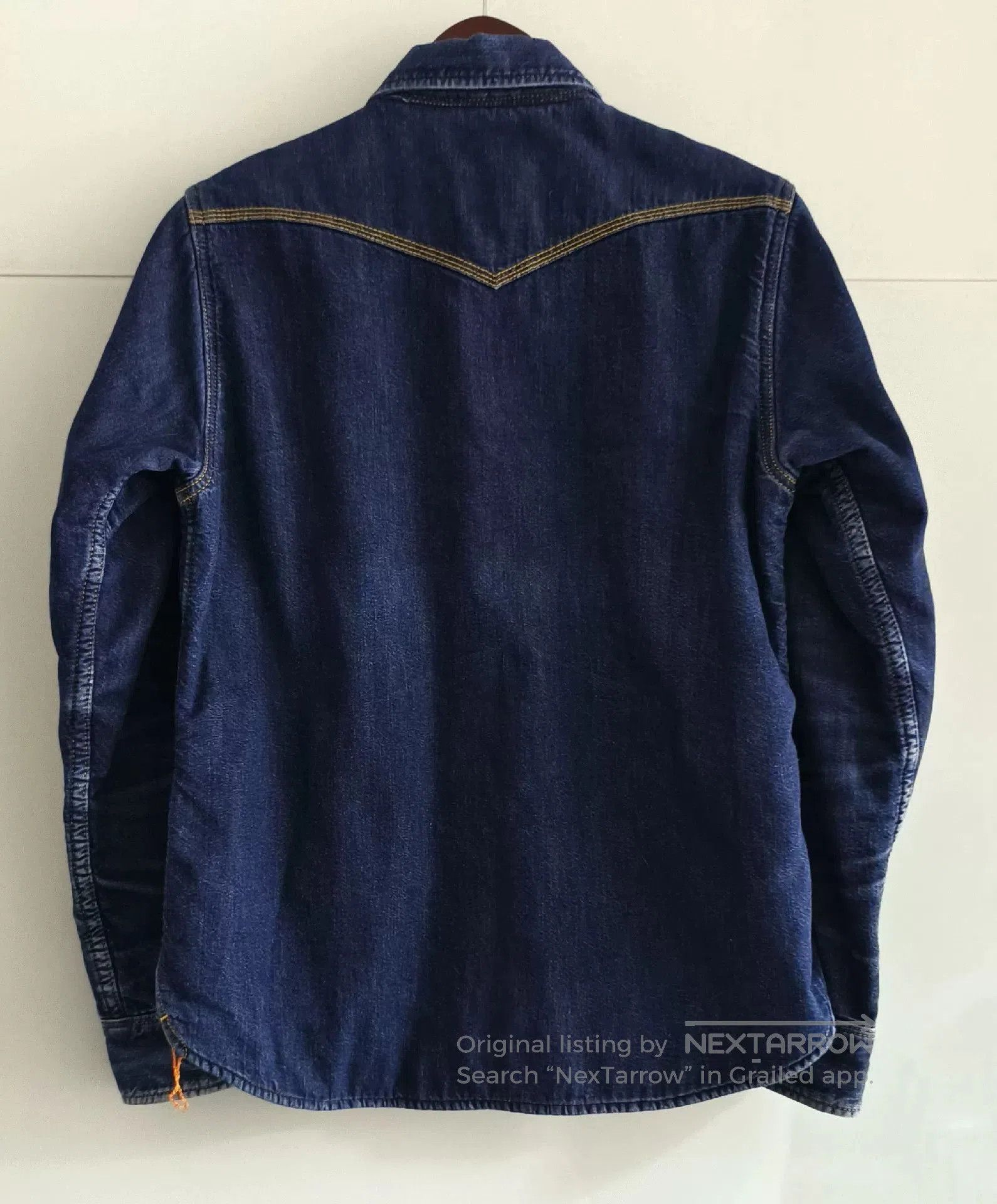 Iron Heart Vintage Denim Western Shirt. Size US M / EU 48-50 / 2 - 4 Thumbnail