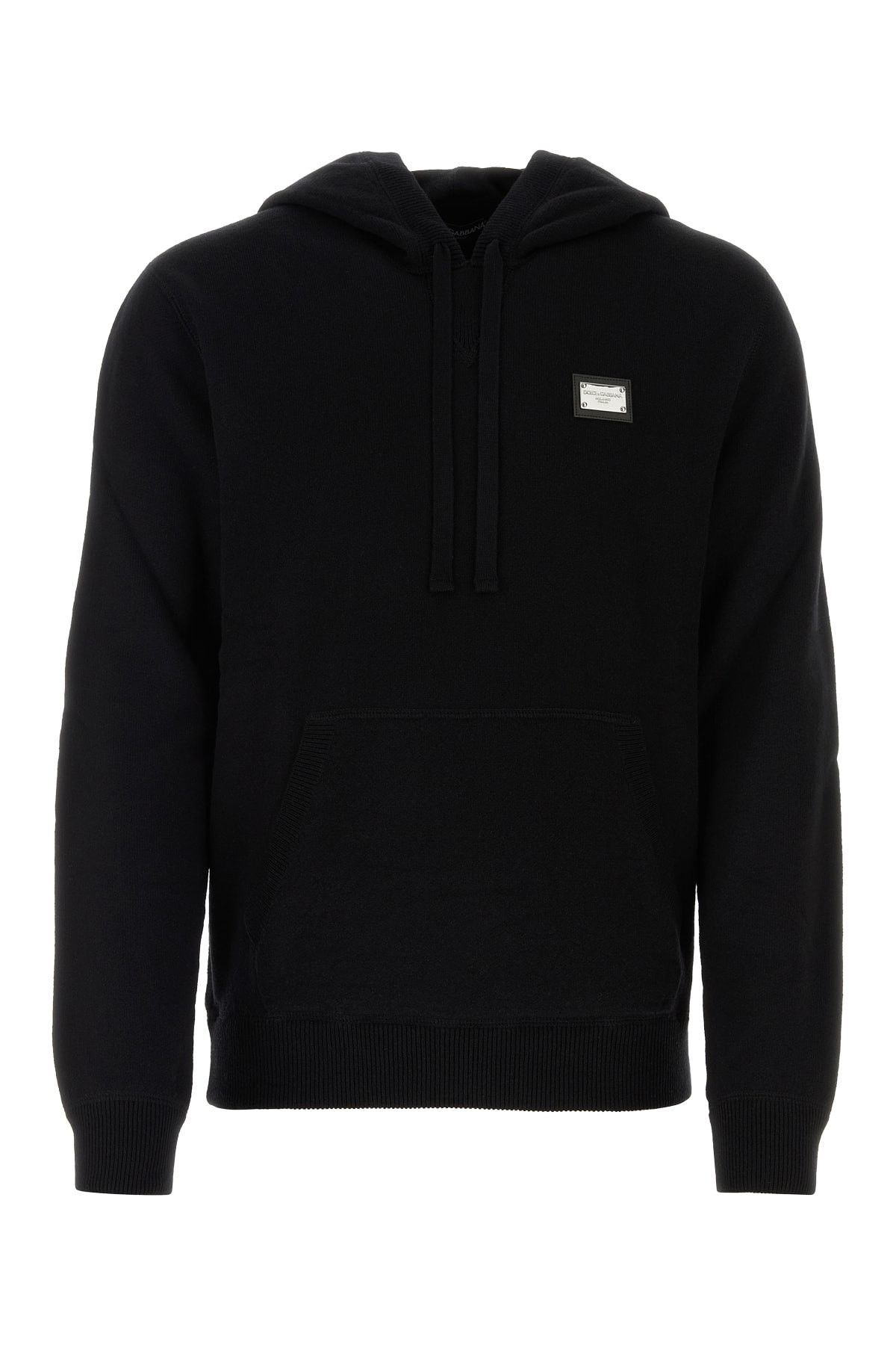 Dolce & Gabbana Black Wool Blend Sweatshirt Size US XXL / EU 58 / 5 - 1 Thumbnail