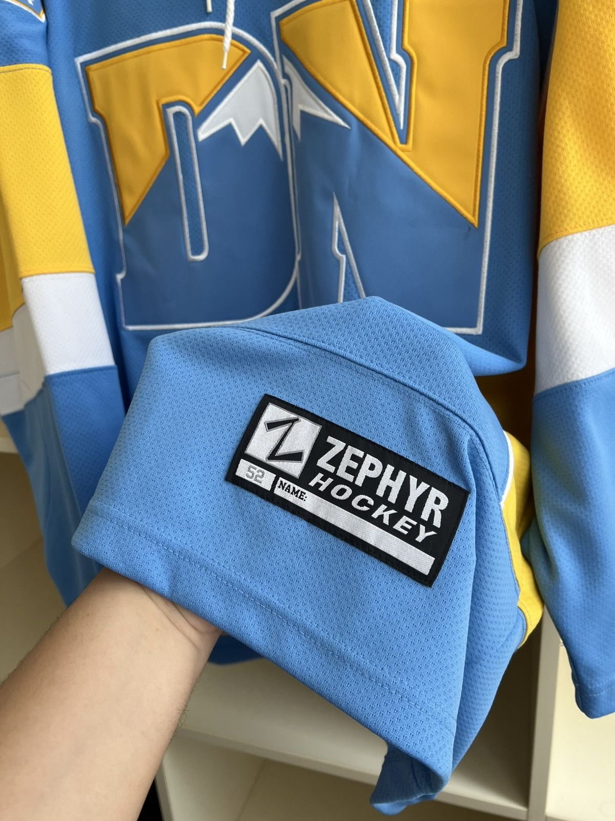 Vintage Vintage Zephyr Hockey Jersey Size 52 L/XL Size US XL / EU 56 / 4 - 7 Thumbnail