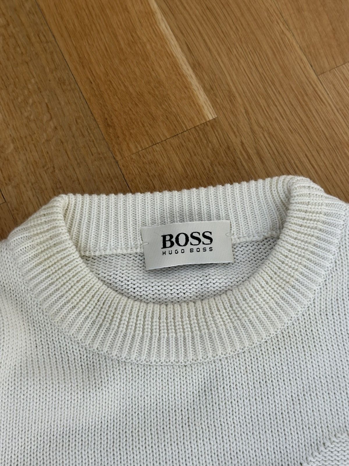 Hugo Boss 90’s West Germany Hugo Boss Knit Sweater Sea Accents Size US L / EU 52-54 / 3 - 10 Thumbnail