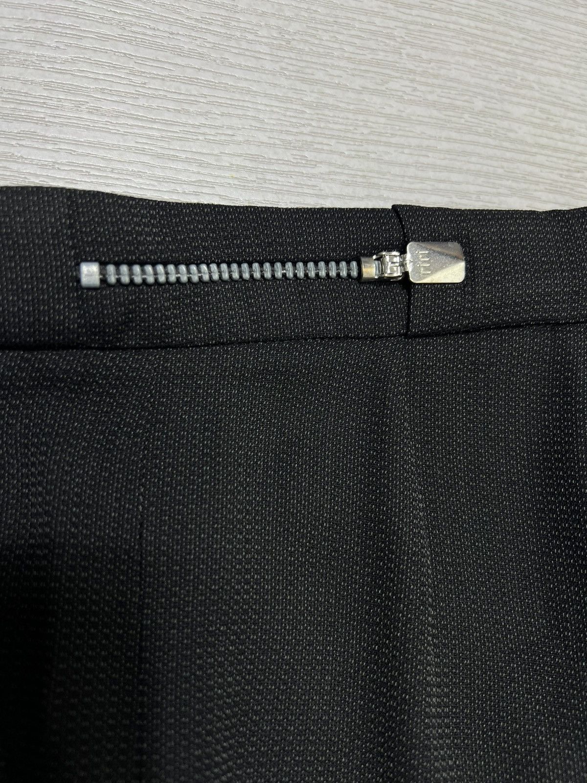 Ann Demeulemeester Ann Demeulemeester - Adjustable Waist Textured Trouser Size 30" / US 8 / IT 44 - 10 Thumbnail