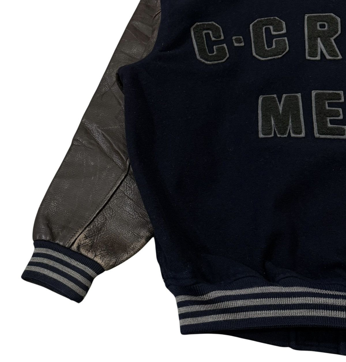 Japanese Brand Vintage Claude Cross Mens Wool Leather Varsity Jacket Size US L / EU 52-54 / 3 - 4 Thumbnail