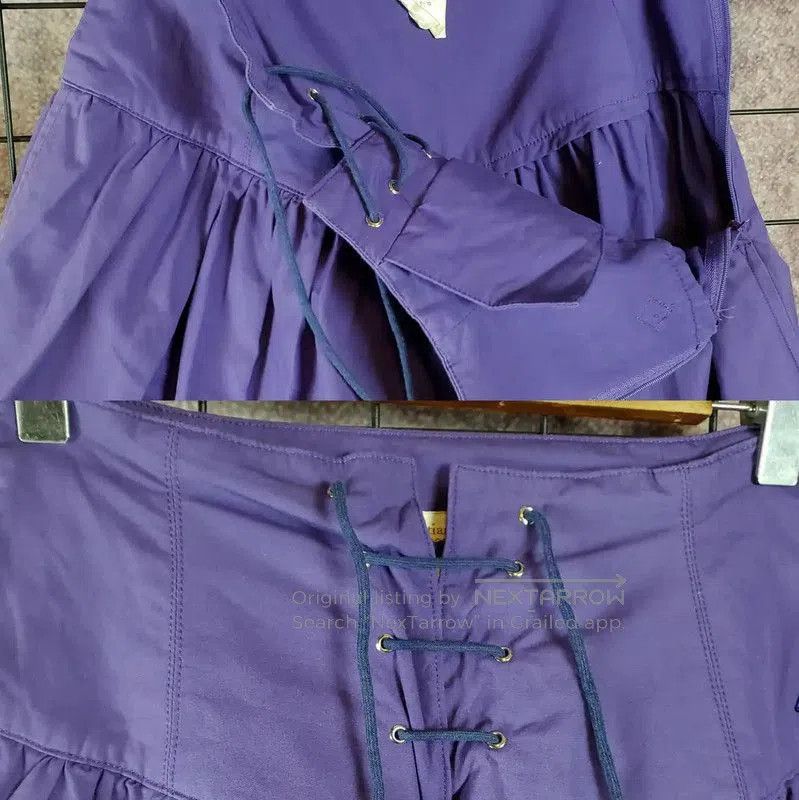 Dior Dior Purple Cotton Logo Embroidered Casual Pants . Size 26" / US 2 / IT 38 - 4 Thumbnail