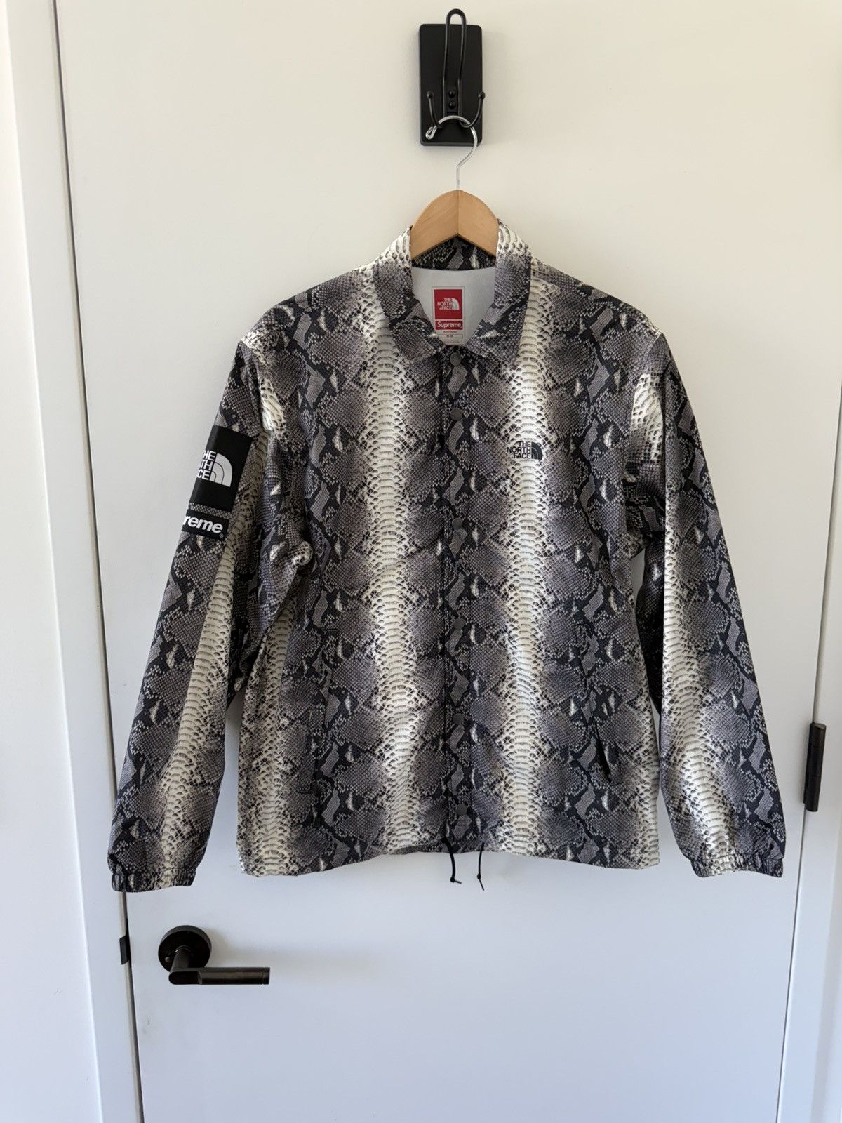 Supreme Supreme X The Northface Snakeskin Tape Seam Coaches Jacket