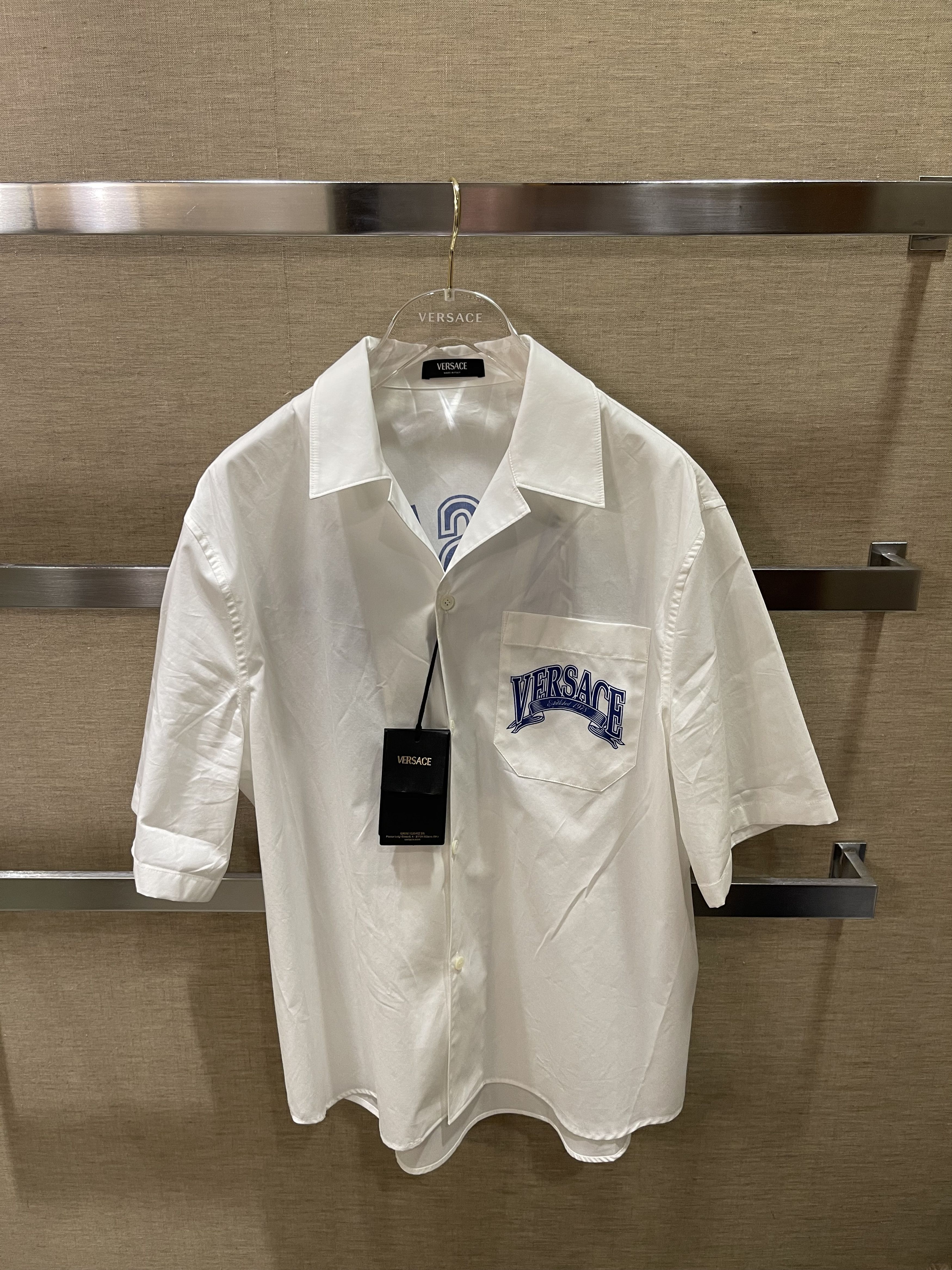 Versace Versace Medusa Logo Button Down Size US M / EU 48-50 / 2 - 5 Thumbnail