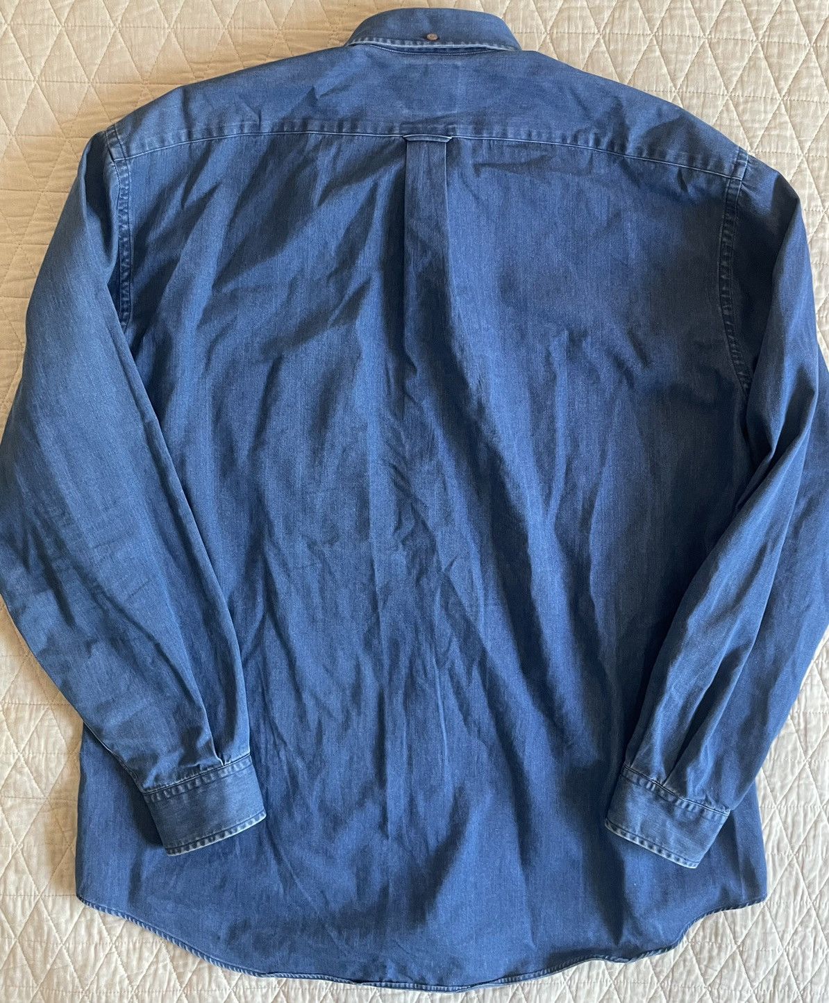 Faconnable × Vintage Denim Button Down Sport Shirt Size US L / EU 52-54 / 3 - 7 Thumbnail