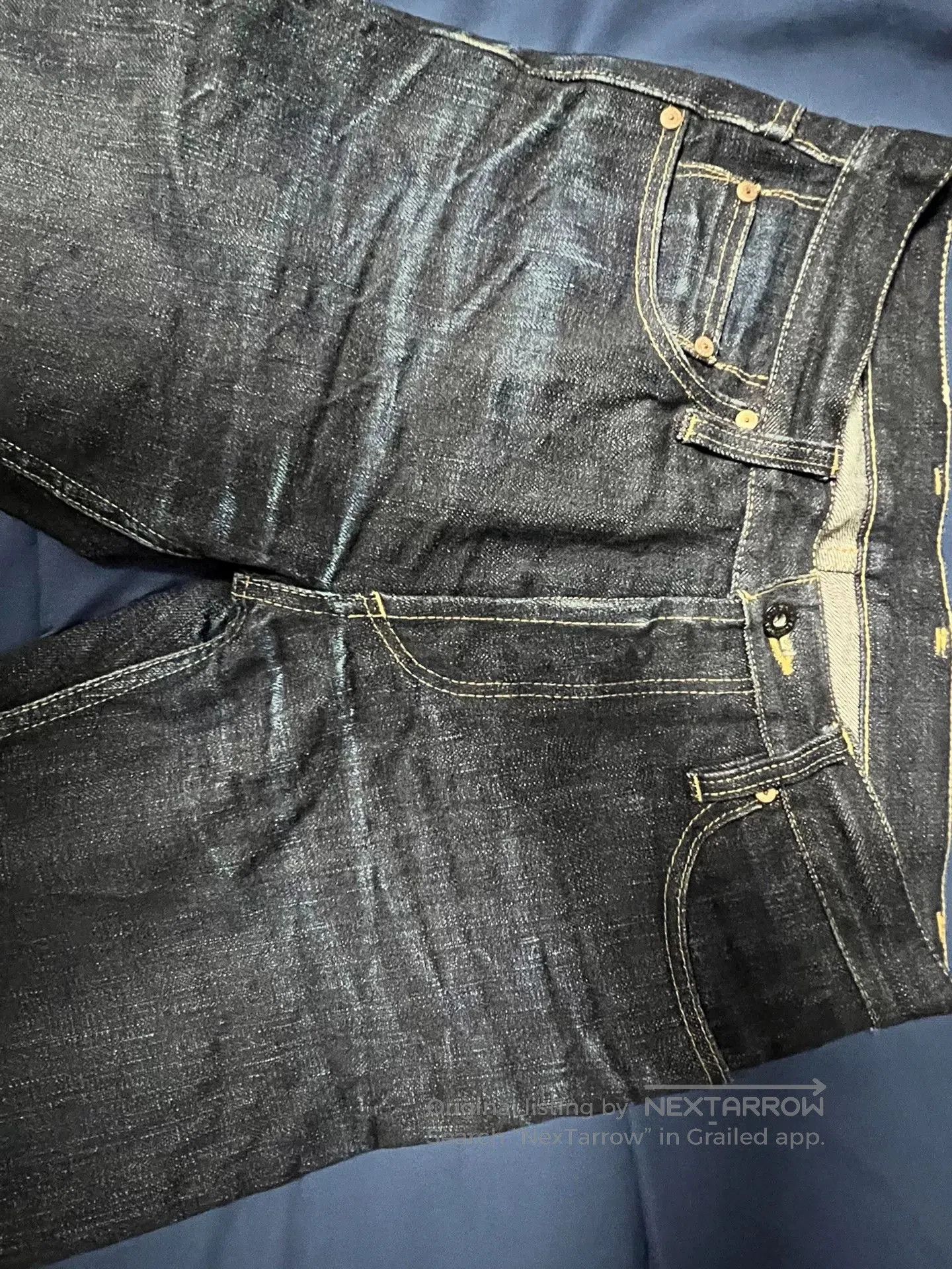 3sixteen 3sixteen+ Japanese 21oz Heavyweight Jeans. Size US 31 - 3 Thumbnail