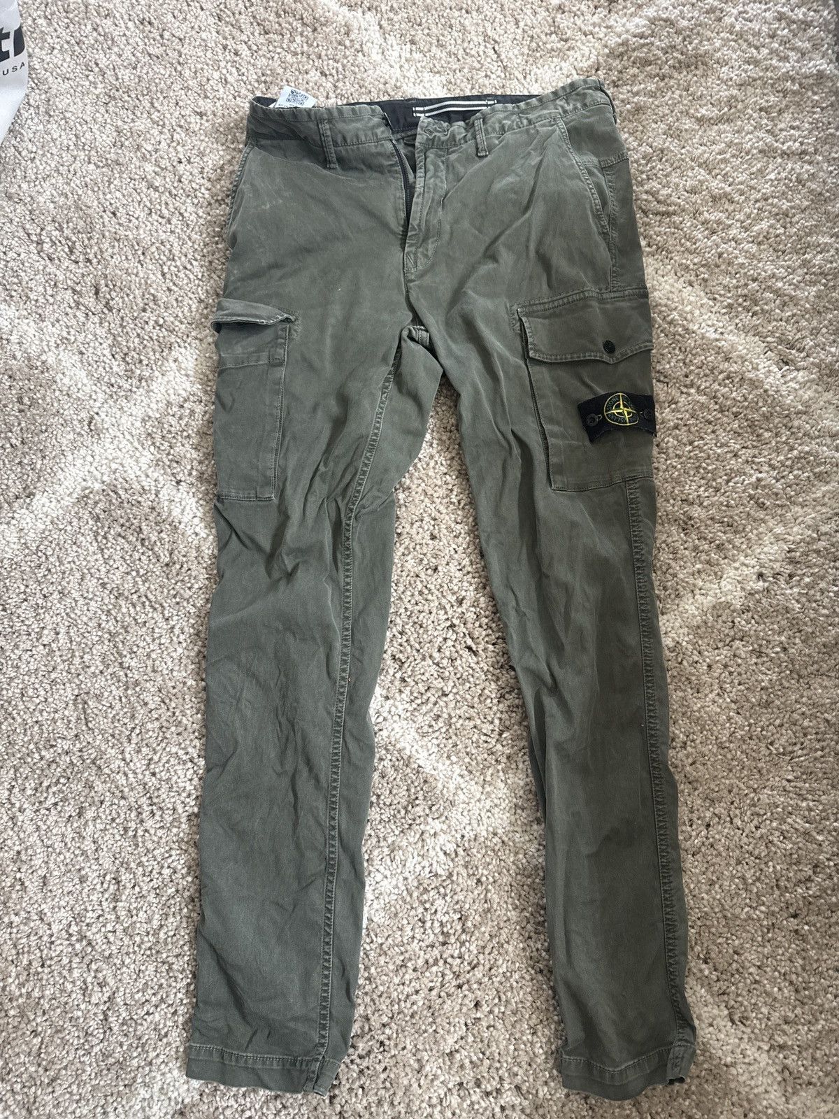 Stone Island Stone island cargo pants olive green 30 waist rare Size US 30 / EU 46 - 1 Thumbnail