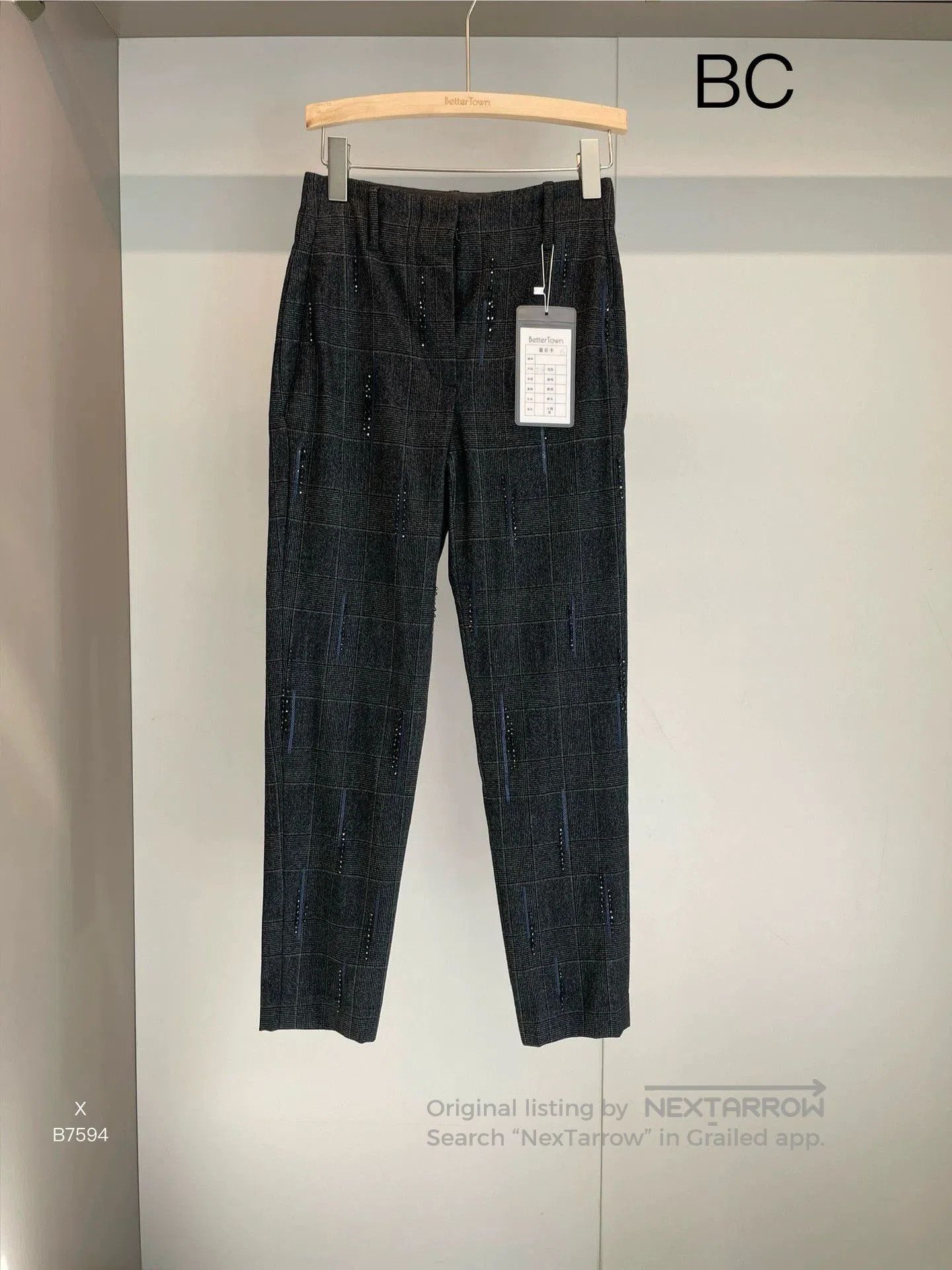 Brunello Cucinelli brunello cucinelli black sequined long pants. Size US 34 / EU 50 - 1 Thumbnail