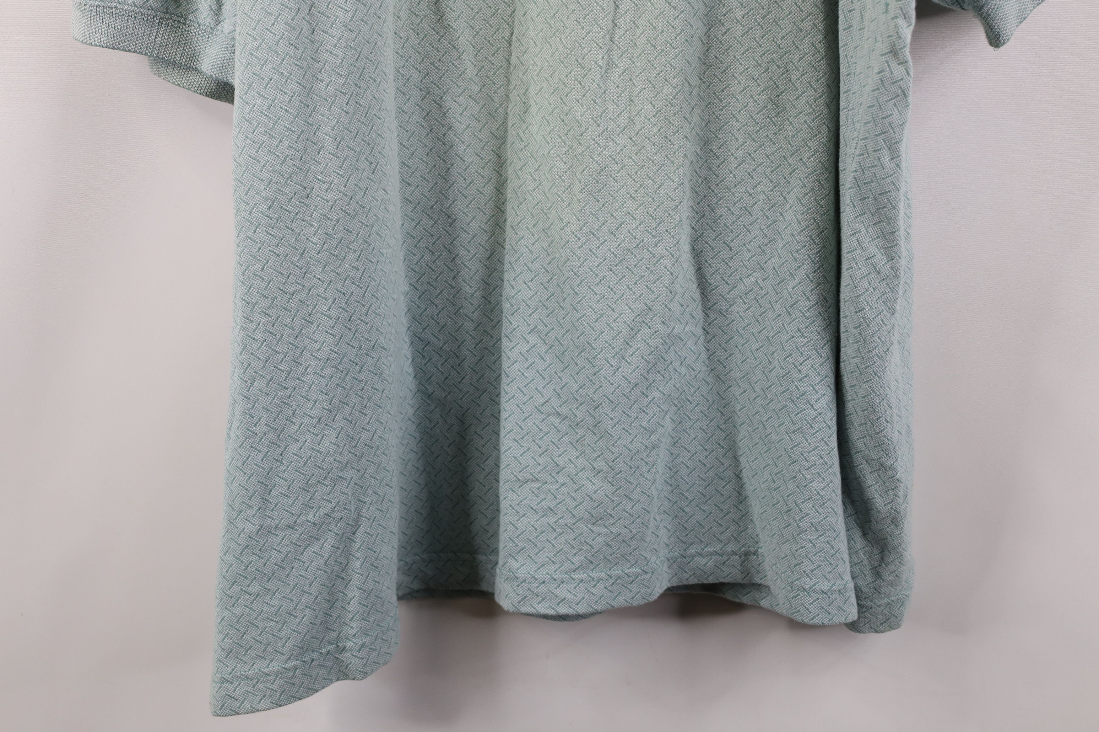 Vintage Vintage 90s Looney Tunes Daffy Duck Geometric Knit Golf Polo Size US XXL / EU 58 / 5 - 14 Thumbnail