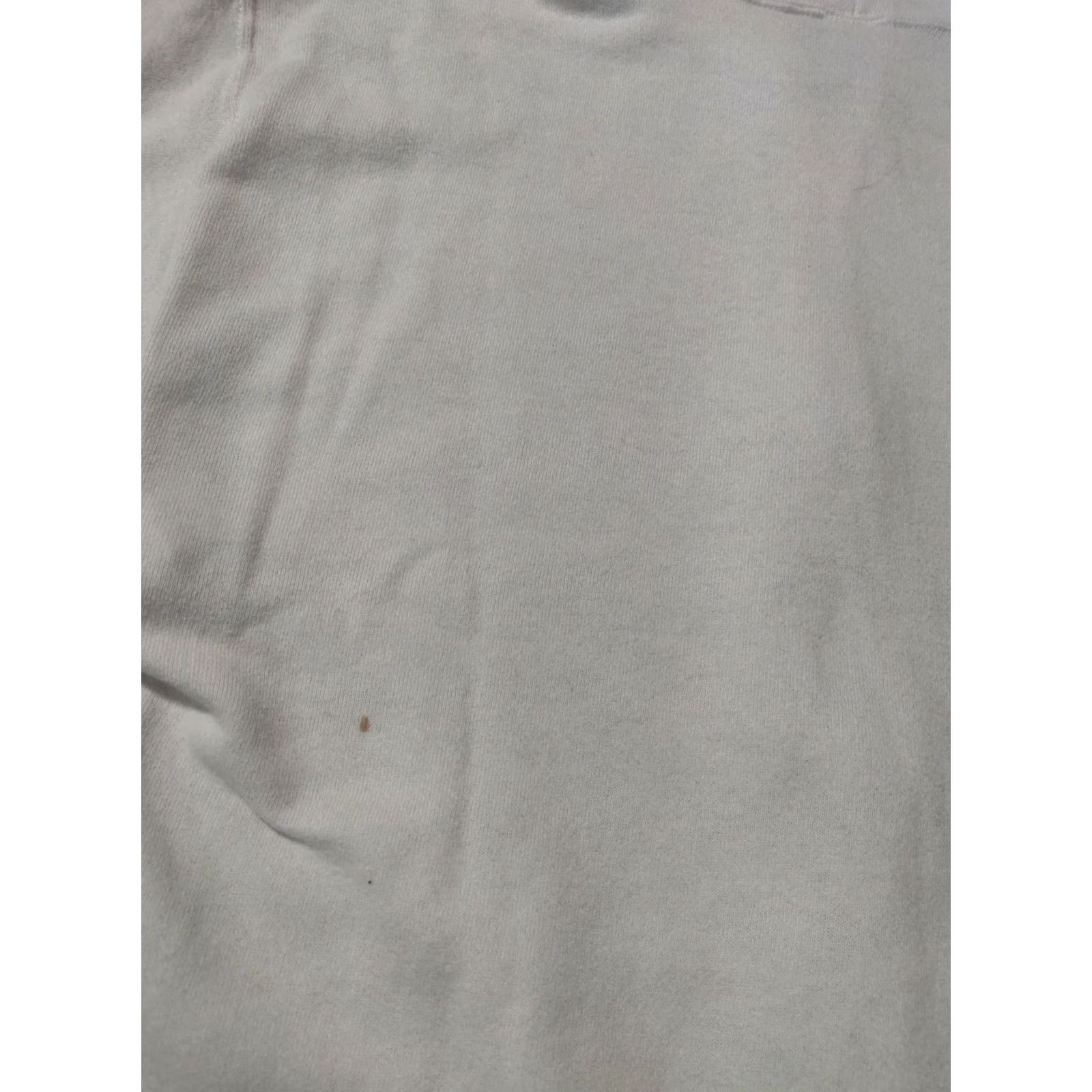 Soffe VINTAGE Hooters White Hoodie Sweatshirt Full Zip Made in USA Men's Medium M Size US M / EU 48-50 / 2 - 7 Thumbnail