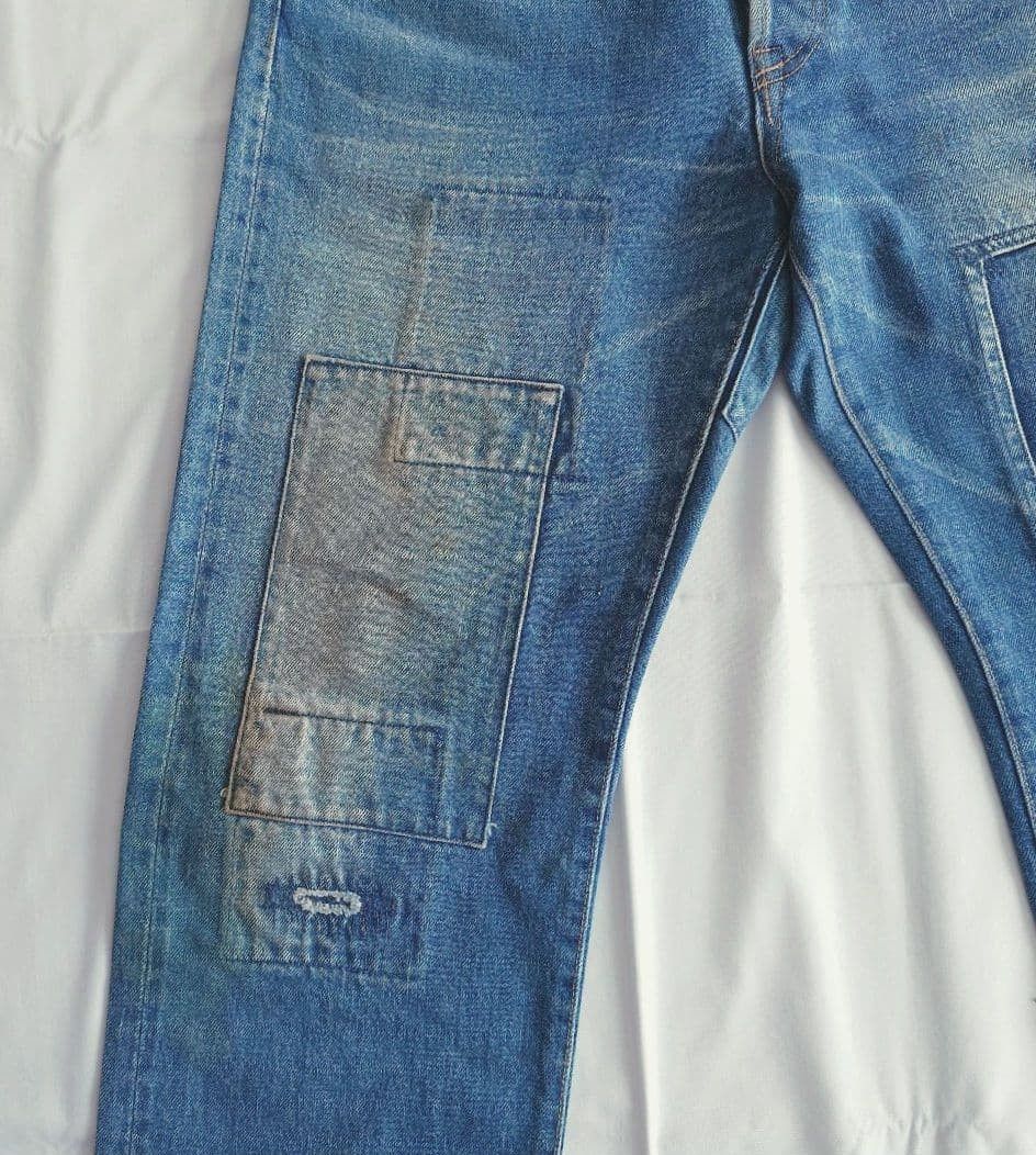 Kapital KAPITAL Patchwork Denim Jeans with Red Selvedge Size US 26 / EU 42 - 6 Thumbnail