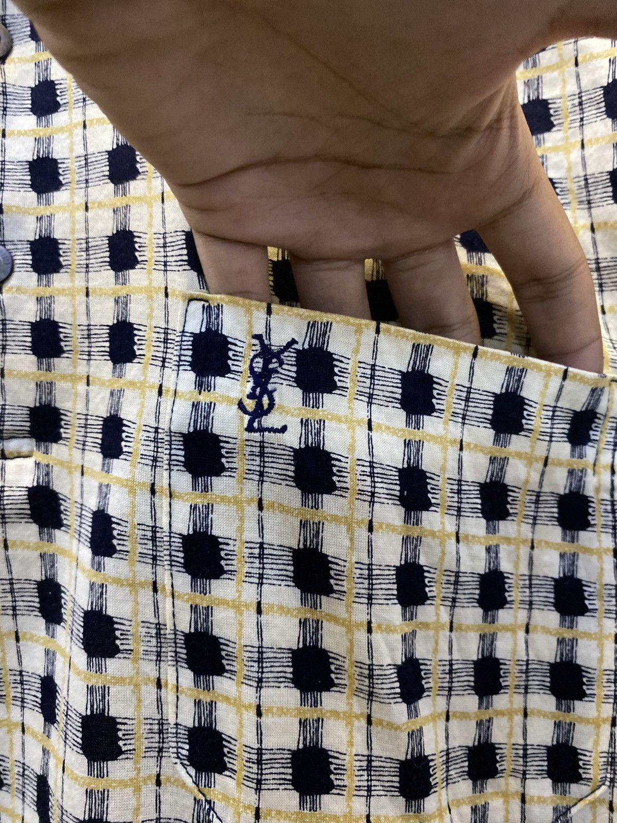 Yves Saint Laurent Ysl polo Size US L / EU 52-54 / 3 - 3 Thumbnail
