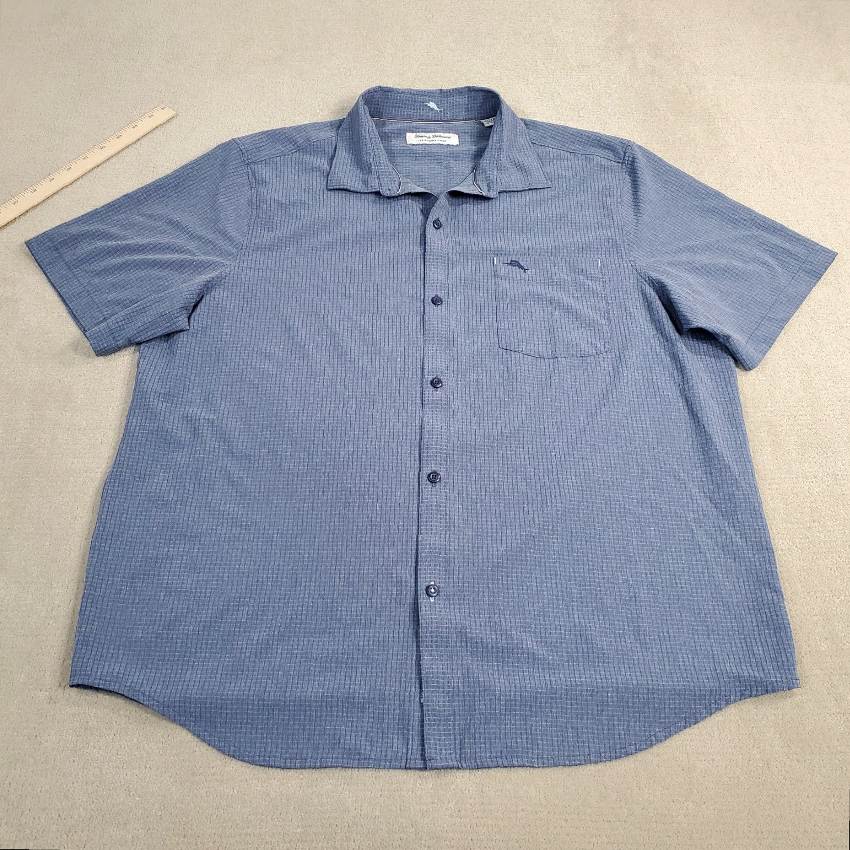 Tommy Bahama VINTAGE Tommy Bahama Island Zone Shirt Mens XL Blue Button-Up The Bahama Coast Hawaii Theme 90s? No Size US XL / EU 56 / 4 - 2 Thumbnail