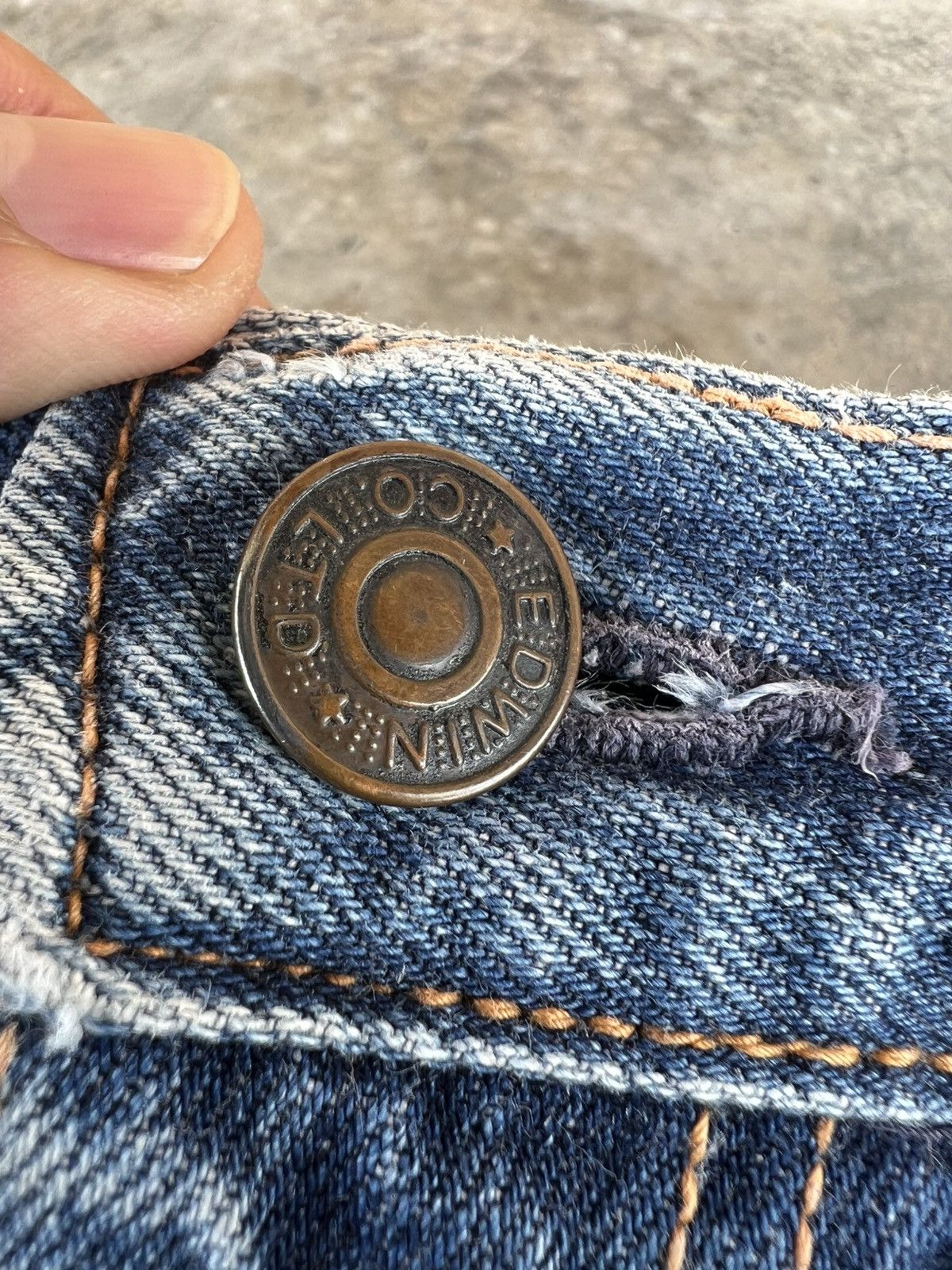 Edwin Vintage 80’s Edwin Blue Jean Japan Size US 27 - 15 Thumbnail
