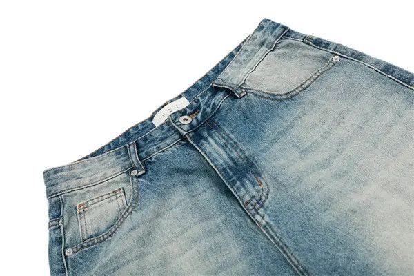 VIBE Men's loose distressed washed gradient ripped jeans Size US 32 / EU 48 - 4 Thumbnail