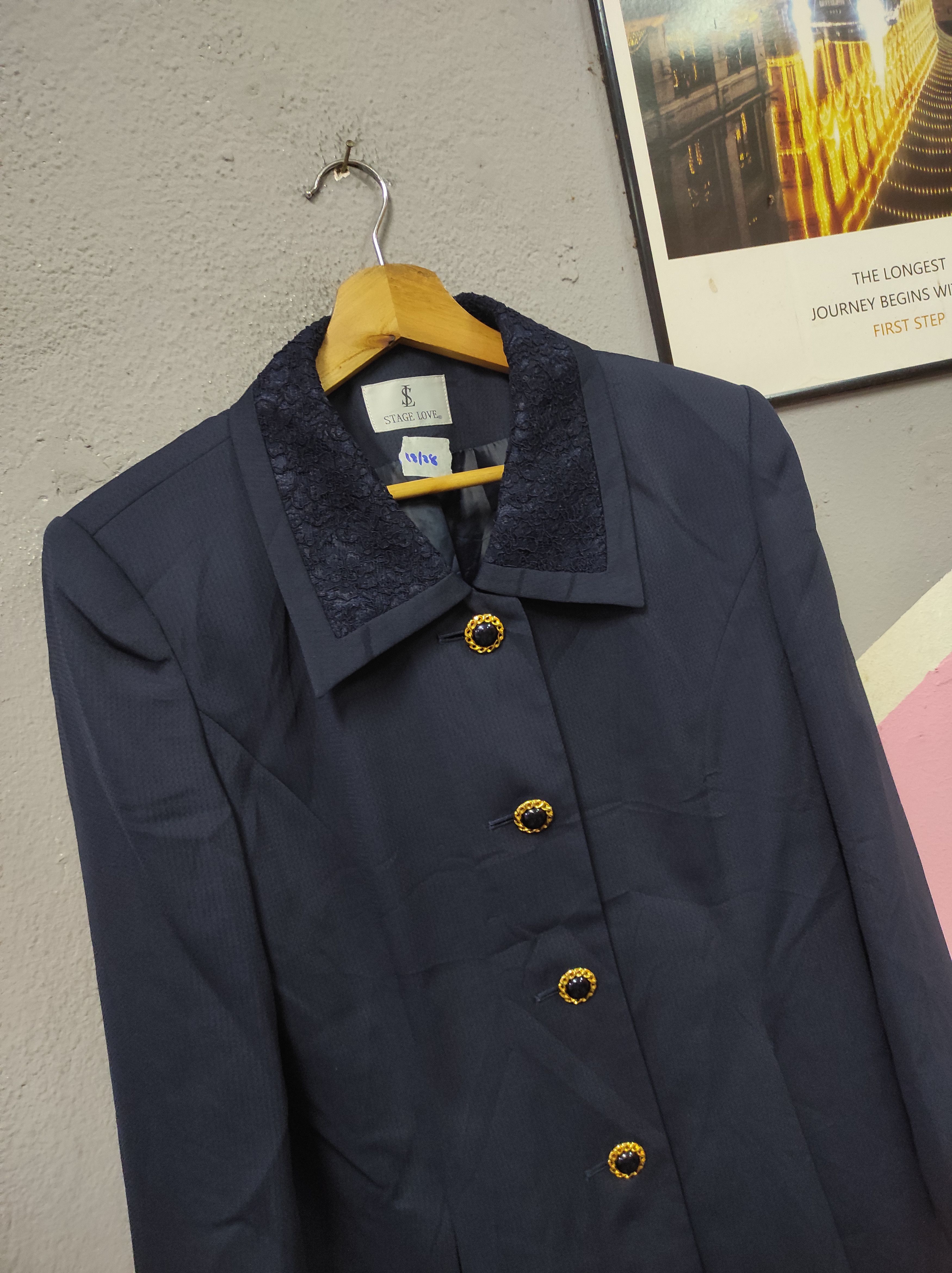 Japanese Brand STAGE LOVE COAT JACKET Size S / US 4 / IT 40 - 2 Thumbnail