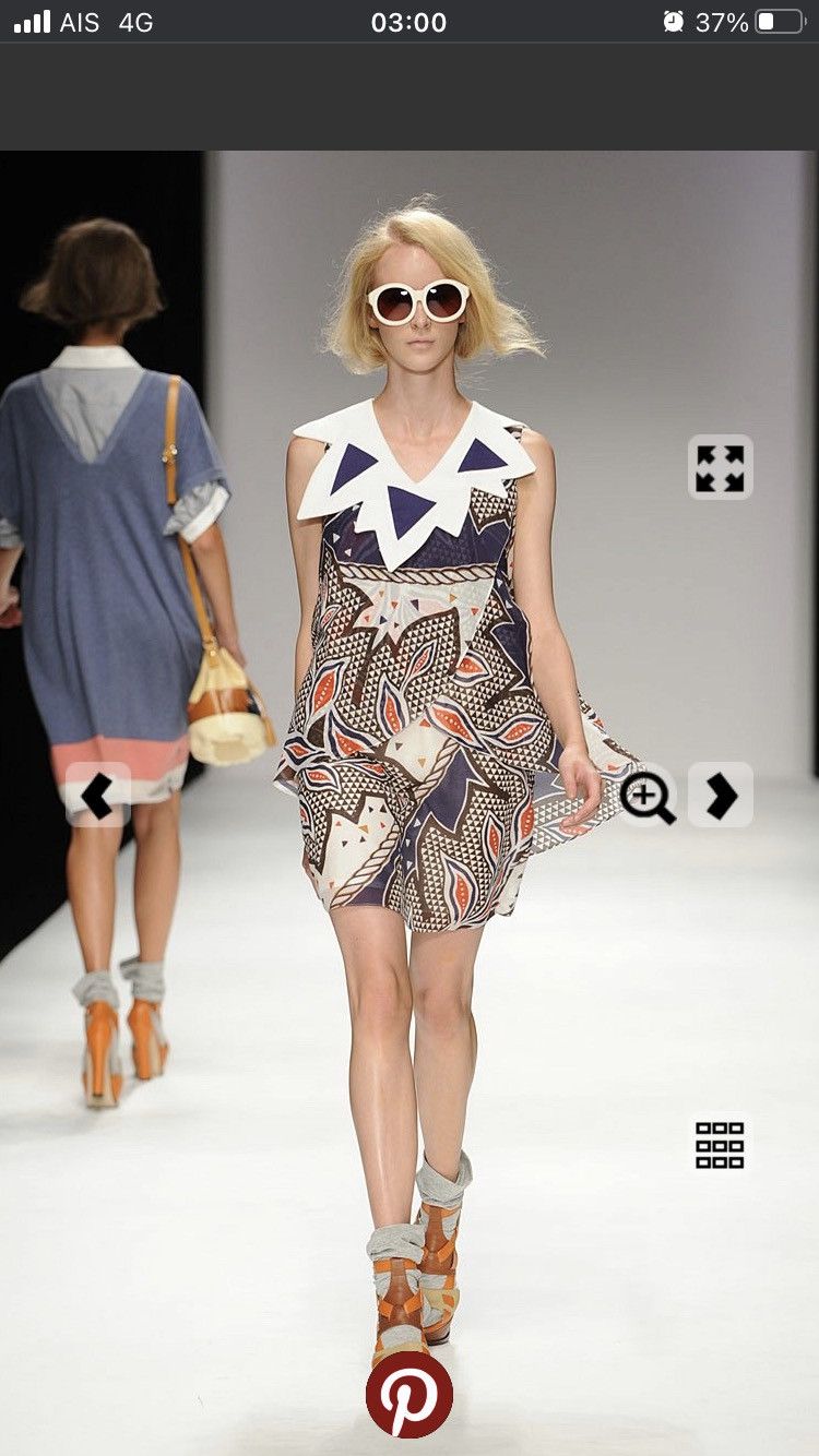 Designer × Japanese Brand Eley Kishimoto Dress Size S / US 4 / IT 40 - 5 Thumbnail