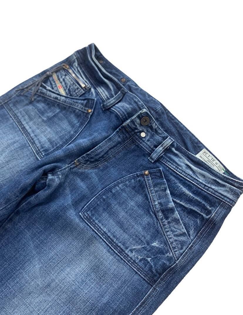 Diesel × Vintage Vintage Diesel Jeans Reckfly Special Pants Y2K Rare W31 L34 Size 31" - 3 Thumbnail