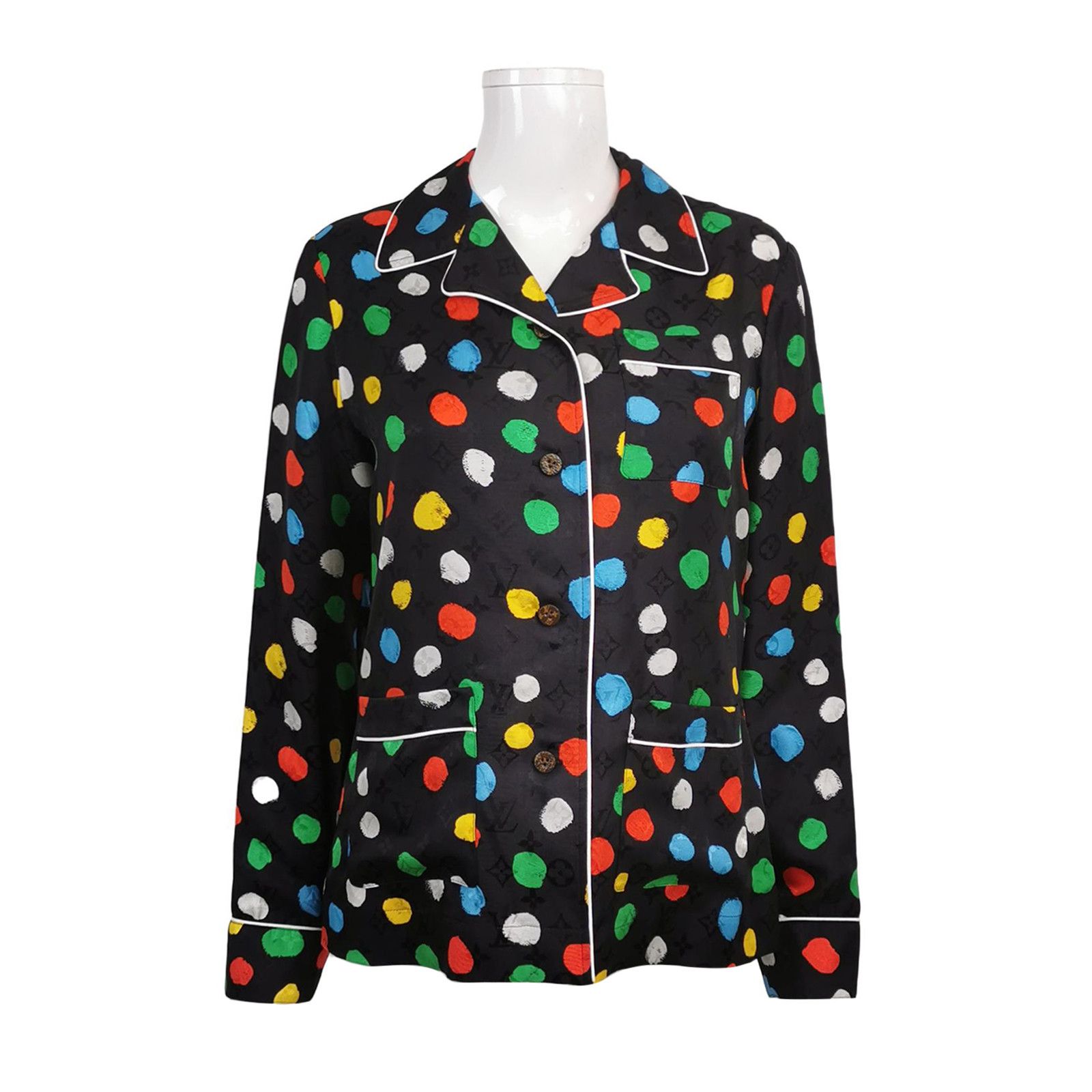 Louis Vuitton Louis Vuitton x Yayoi Kusama Painted Dots Pajama Shirt FR 36 Size XS / US 0-2 / IT 36-38 - 1 Thumbnail