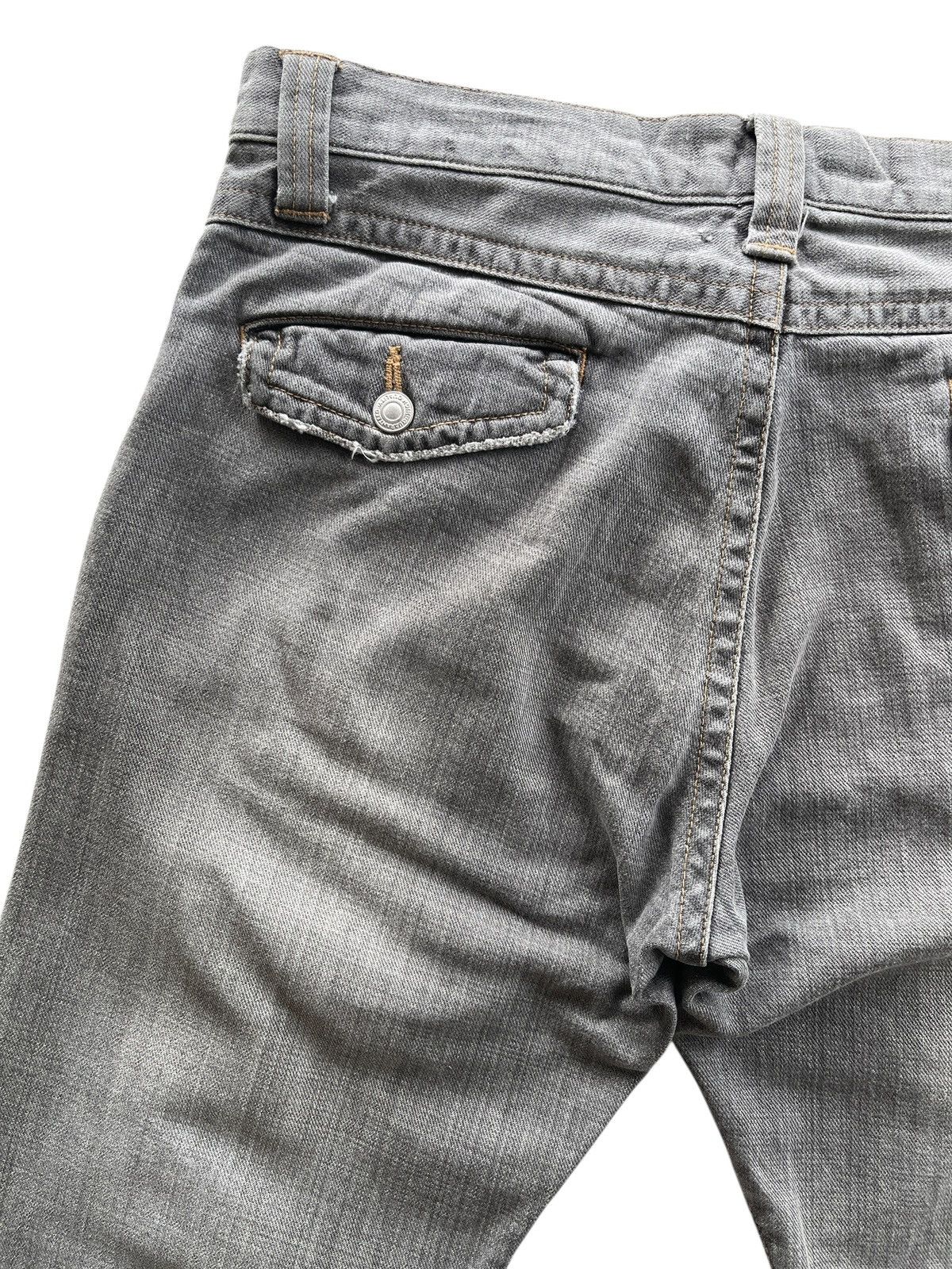Les Deux DEUX Concept Labo Distressed Flare Grey Denim Size US 34 / EU 50 - 8 Thumbnail