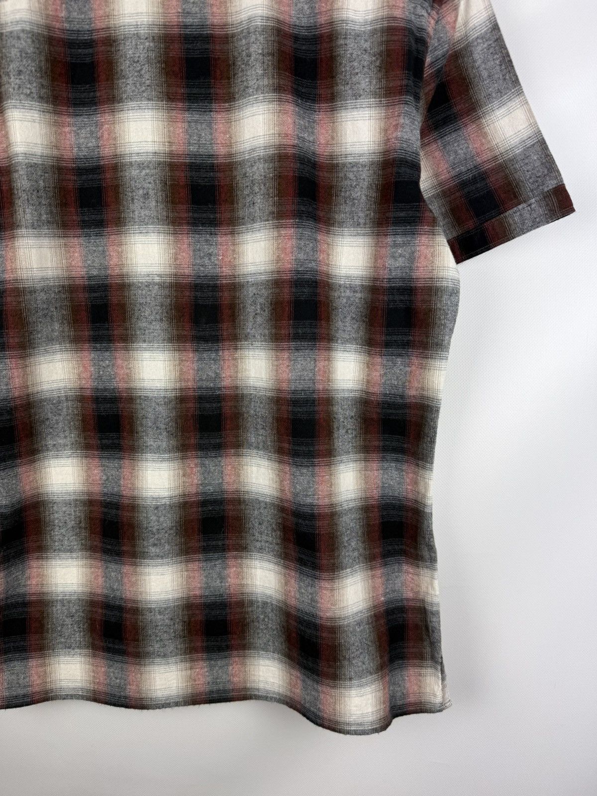 Allsaints Allsaints Men Dwight SS Men’s Plaid Flannel Button Up Shirt Size US S / EU 44-46 / 1 - 19 Thumbnail