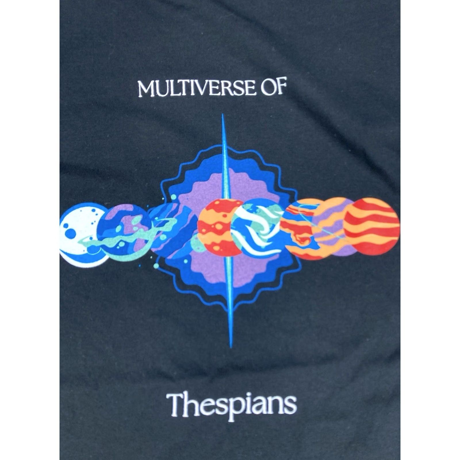 Vintage District 8 Thespians Festival 2022 Graphic T-shirt Men Large Beige Music Size US L / EU 52-54 / 3 - 2 Thumbnail