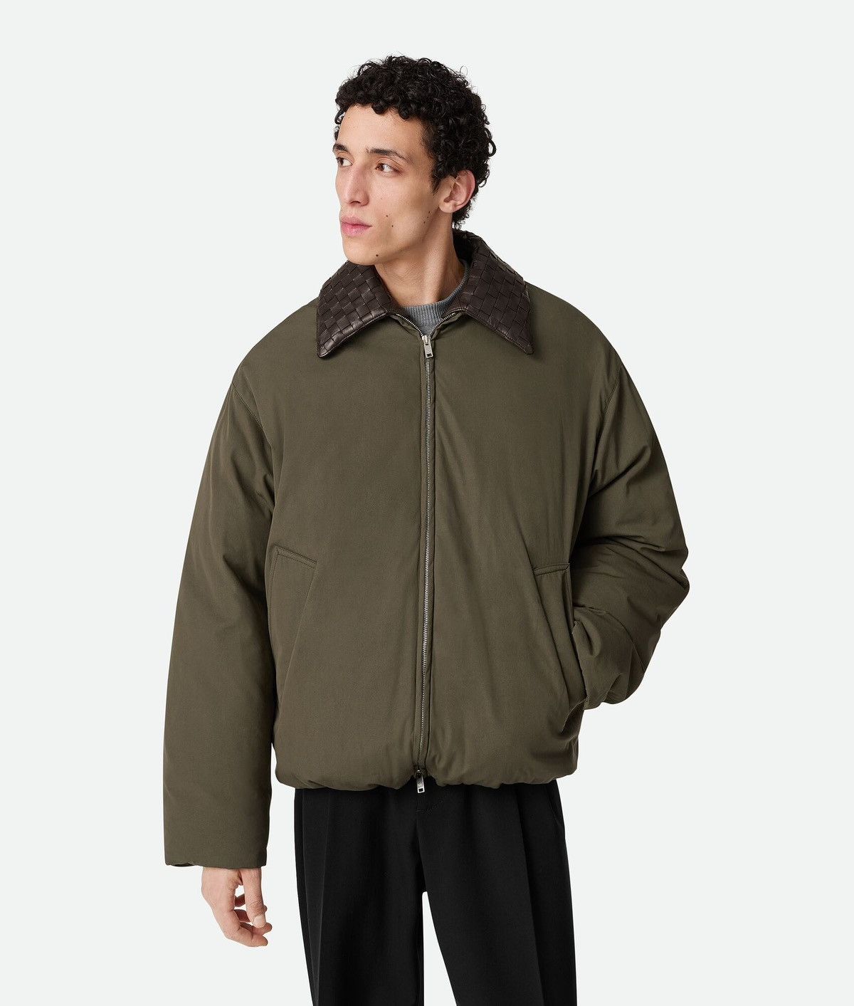 Bottega Veneta Intrecciato Tech Nylon Jacket Size US M / EU 48-50 / 2 - 2 Thumbnail