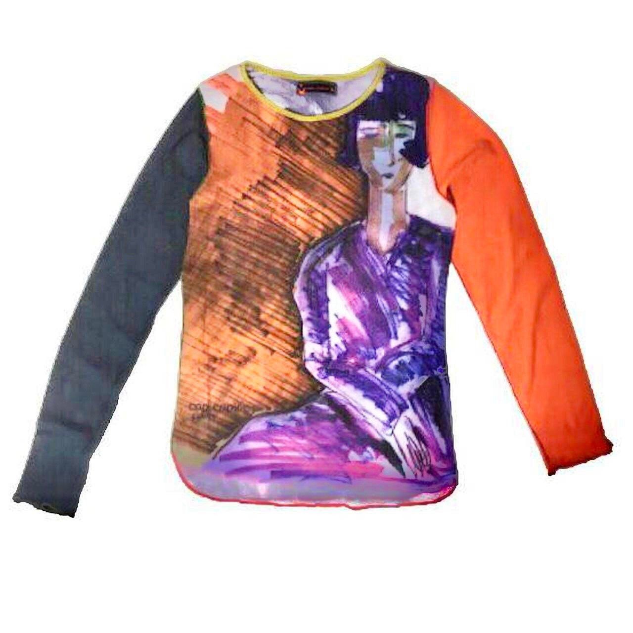 Cop Copine Cop Copine Mesh Top Lady Drawing Size ONE SIZE - 1 Thumbnail