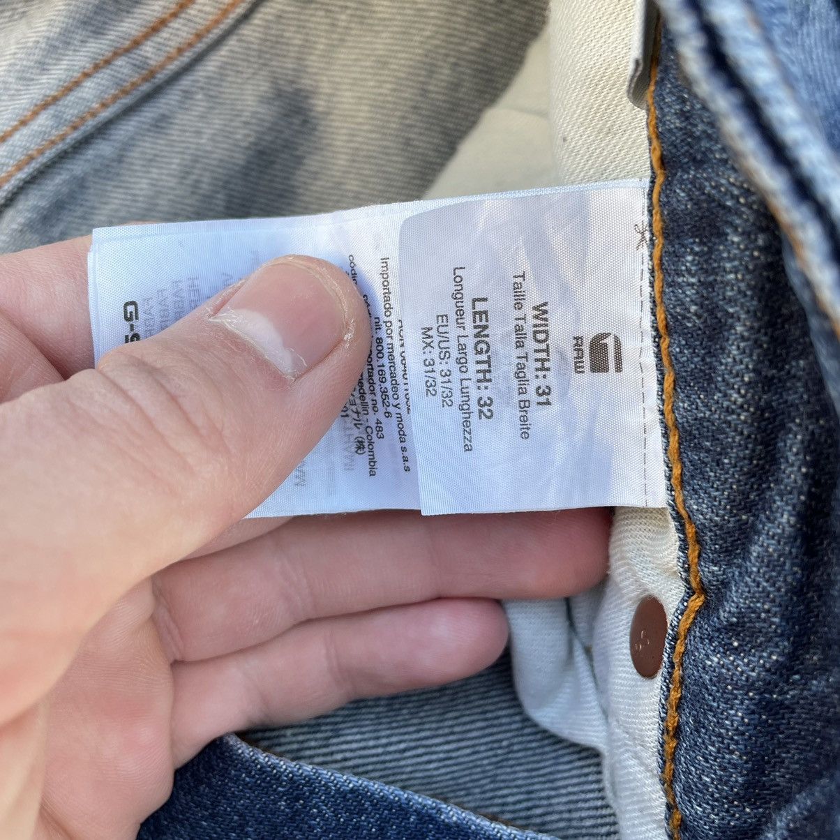 G-Star Vintage G Star Raw Jeans W31xL32 Pants Trousers Y2K 90s Size US 31 - 13 Thumbnail