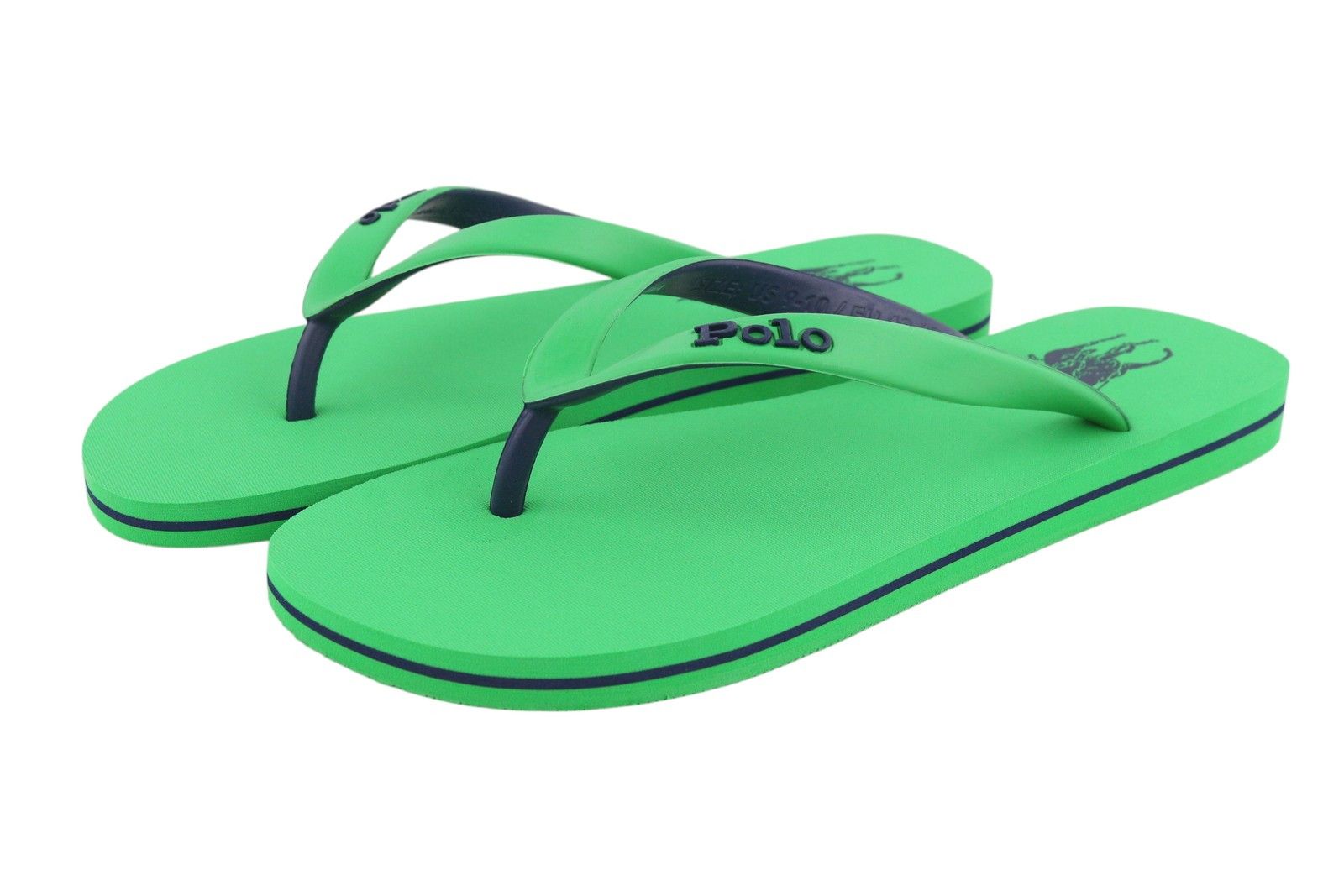 Polo Ralph Lauren BOLT-SN-CSL EU42/43 Green Flip Flops Shoes 84650 Size US 9 / EU 42 - 2 Thumbnail