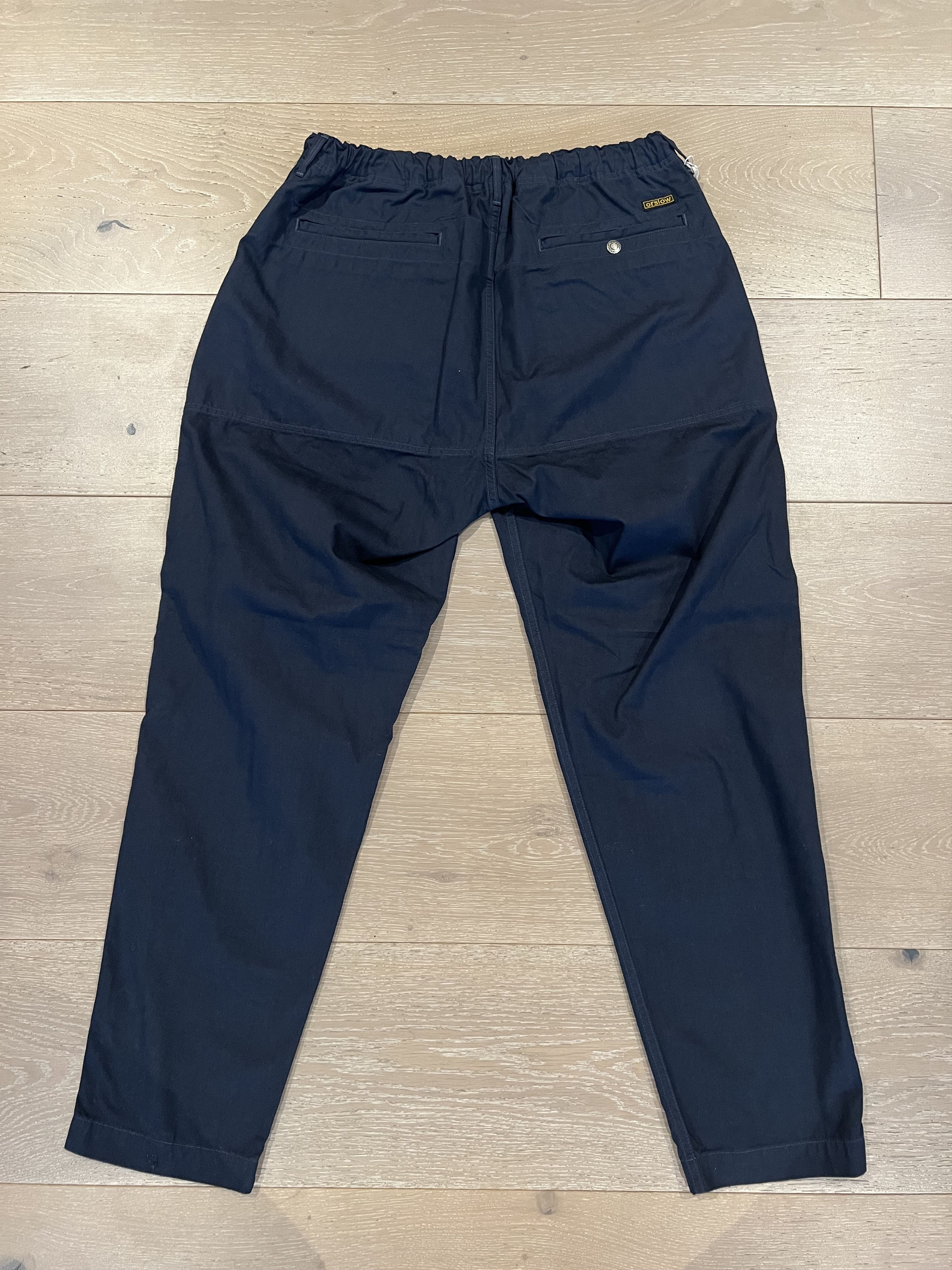 💚 Peggs & Son x Orslow Navy New Yorker Pant Size 4 NEW