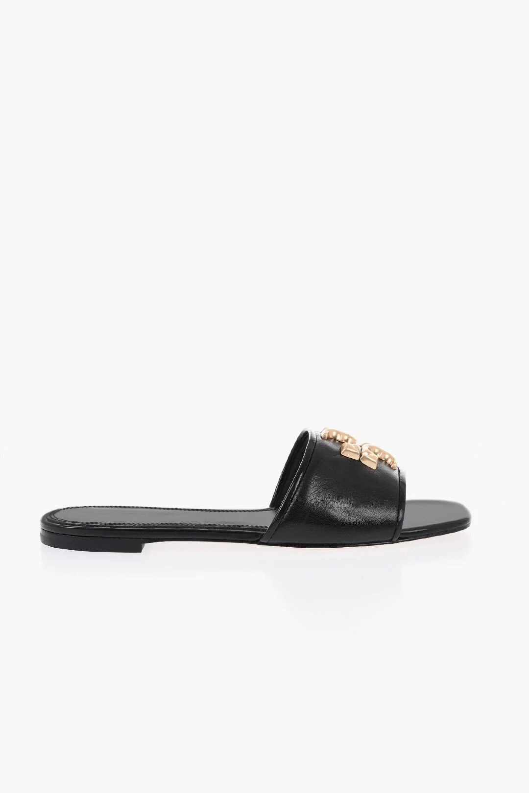 Tory Burch og1mm0426 Leather Slides in Black Size US 8 / IT 38 - 1 Thumbnail