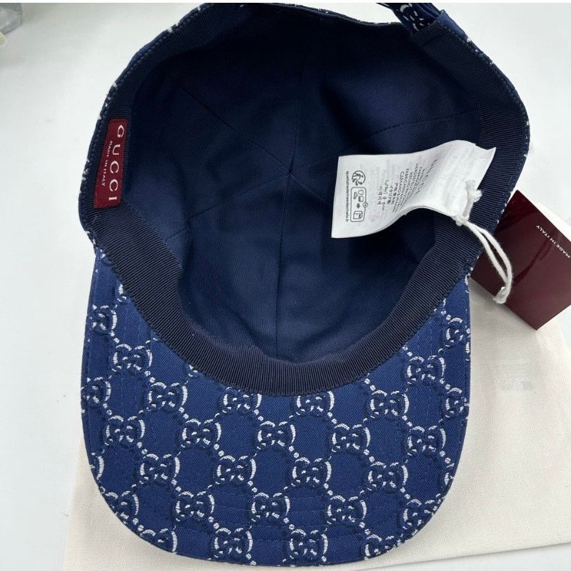 Gucci Men's Gucci, blue shadow GG adjustable baseball camp size m Size ONE SIZE - 7 Thumbnail