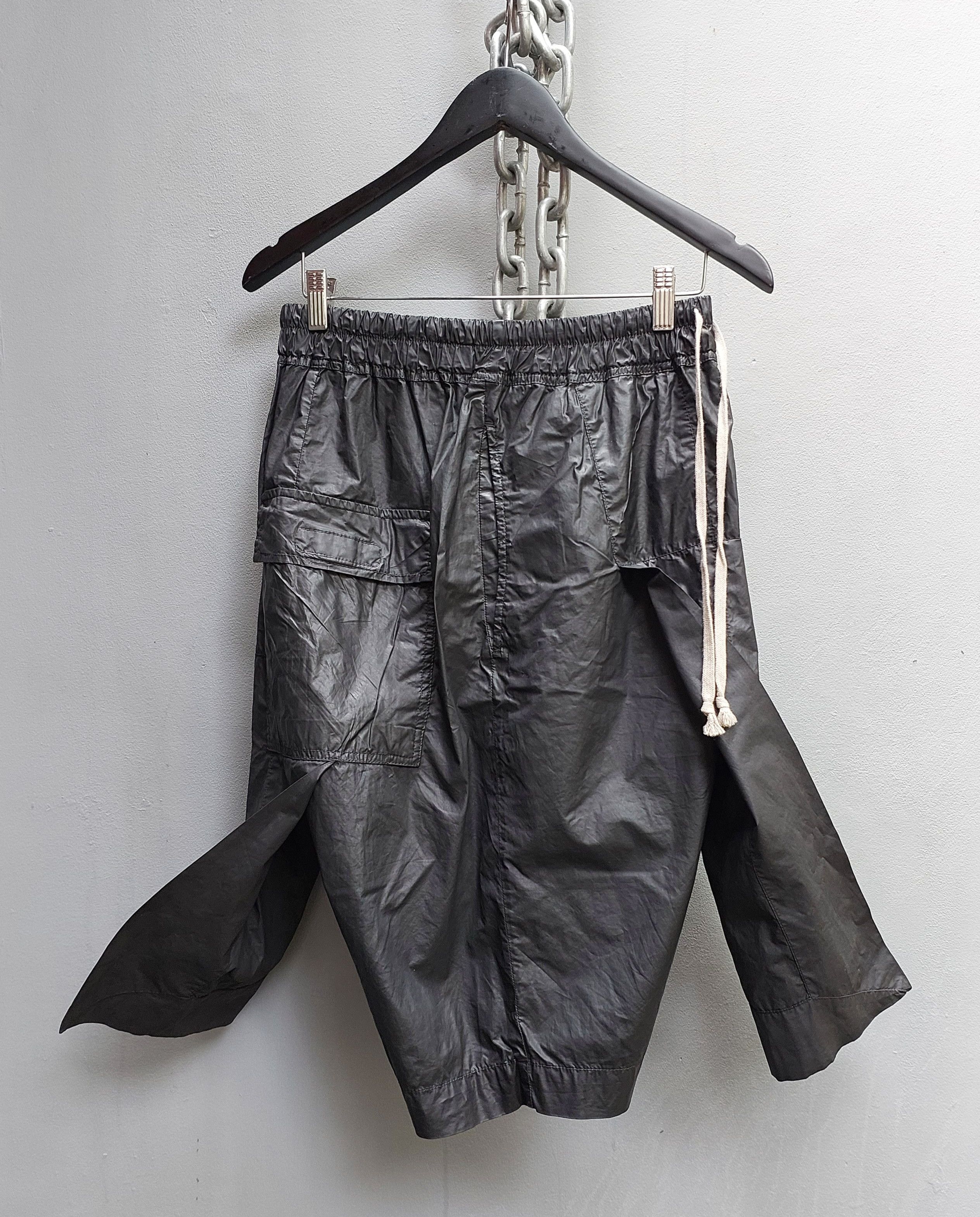 Rick Owens cotton Pods Sarouel Shorts half pants bottoms RU01E5384-TE black 46