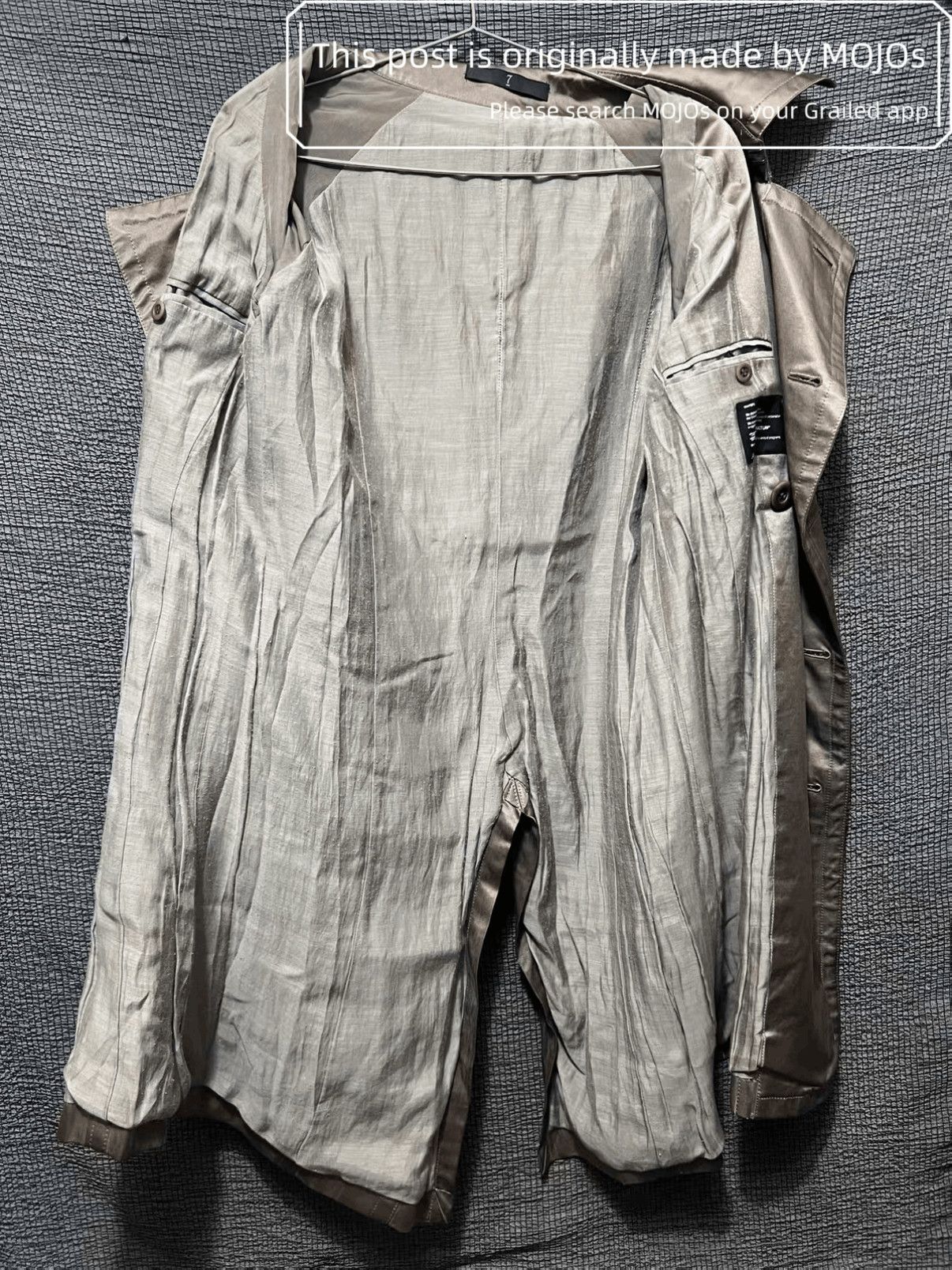 Sz 1 Julius 7 08SS Silk Trench Coat mojos19511126