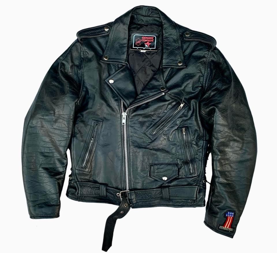 image of Harley Davidson x Leather Jacket Vintage Motorcycle Leather 1970S in Black, Men's (Size XS)