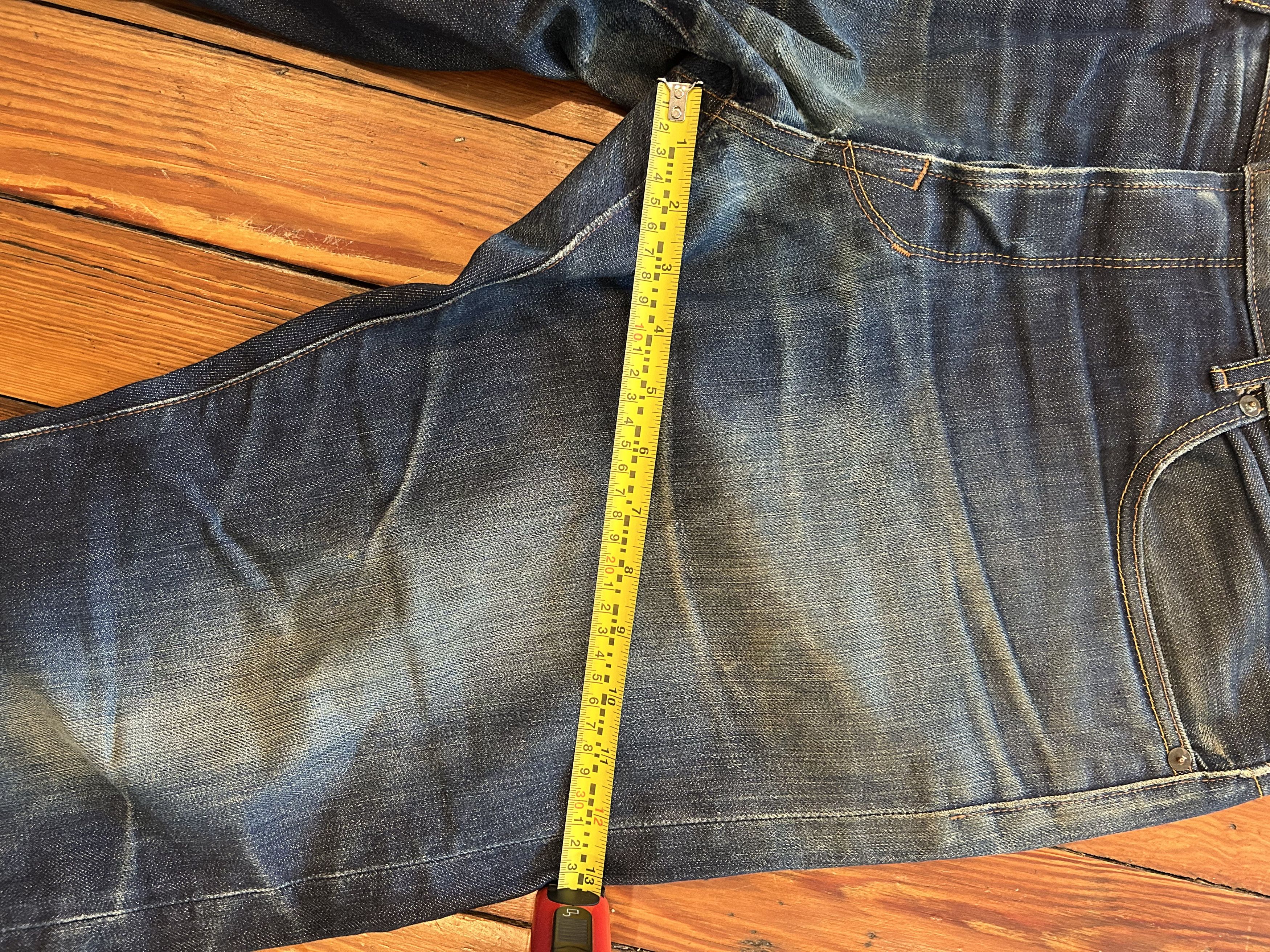 Railcar Fine Goods Railcar Straight Leg Raw Selvedge Denim Jeans Size US 35 - 4 Thumbnail