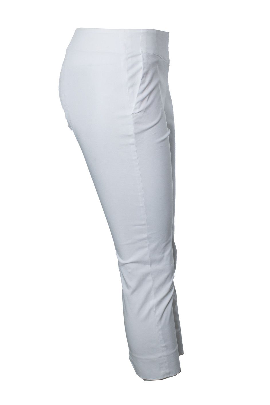 Loro Piana Loro Piana, white cropped linen capri pantalon Size 27" / US 4 / IT 40 - 2 Thumbnail