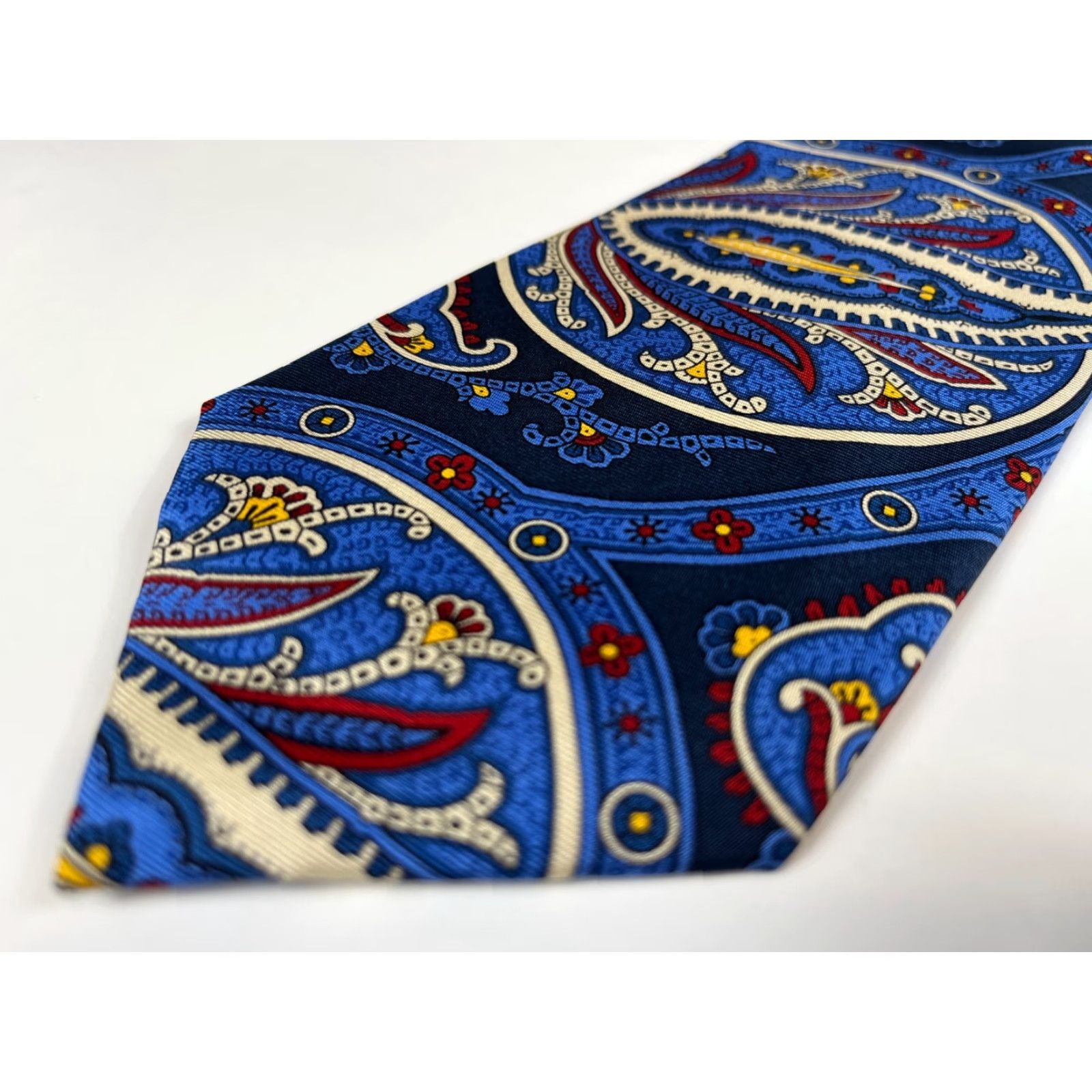 Ralph Lauren VINTAGE Men’s Lauren Ralph Lauren Silk Tie Paisley Handmade Size ONE SIZE - 5 Thumbnail