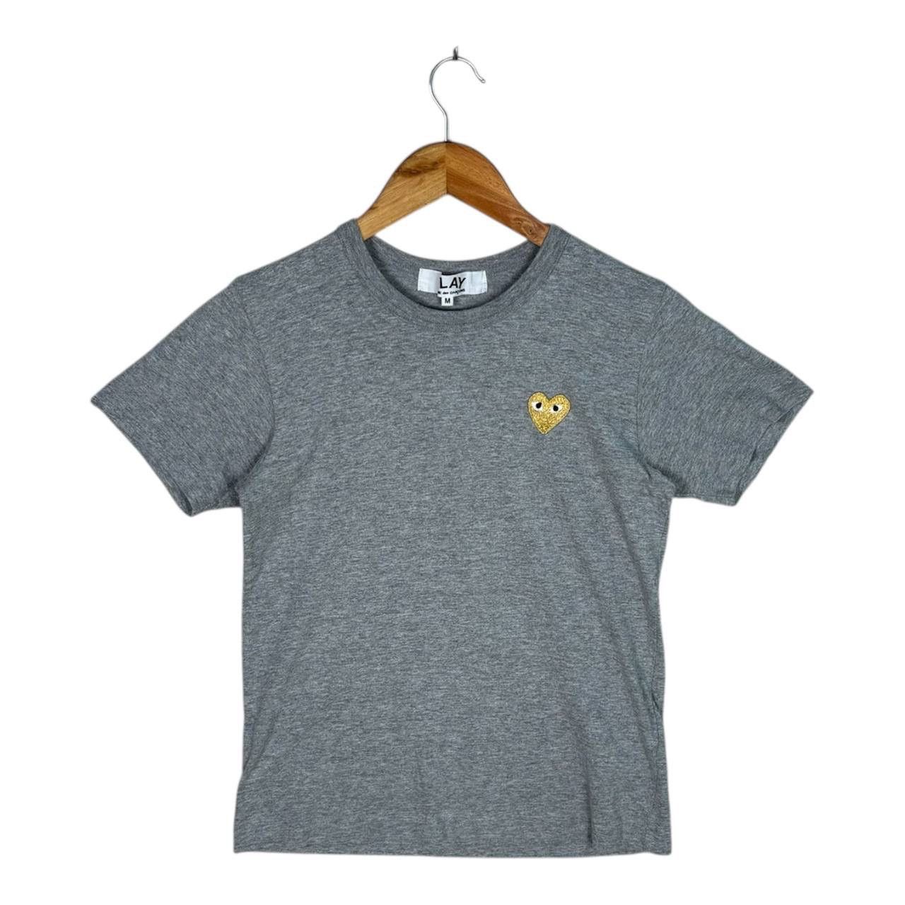 Comme des Garcons PLAY AD2016 Junya Watanabe Comme Des Garcons Play Grey Tshirt Size US M / EU 48-50 / 2 - 1 Thumbnail