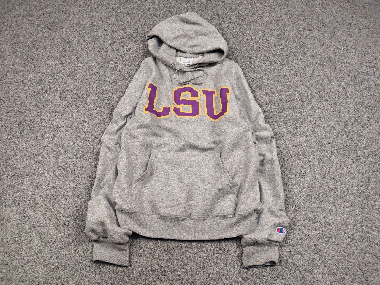Champion Vintage Champion eco x LSU Tiger Logo Gray Blank Hoodie Size US S / EU 44-46 / 1 - 2 Thumbnail