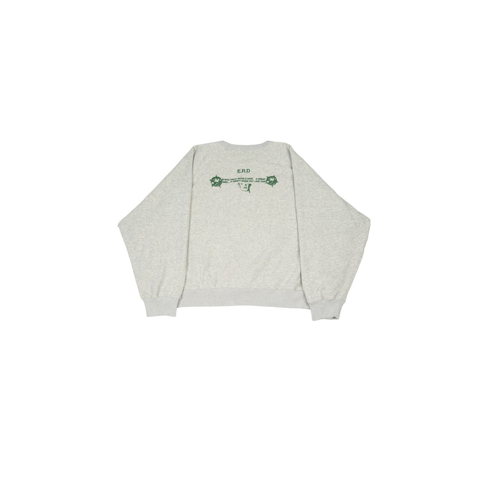 Enfants Riches Deprimes The Dream that Won't Go Away Raglan Sweatshirt 'Grey' Size US XL / EU 56 / 4 - 2 Thumbnail