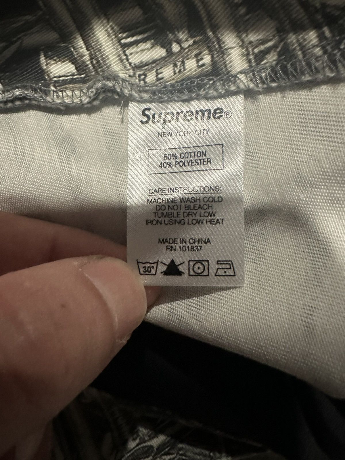 Supreme SUPREME NAIL WORK SHORTS Size US 36 / EU 52 - 4 Thumbnail