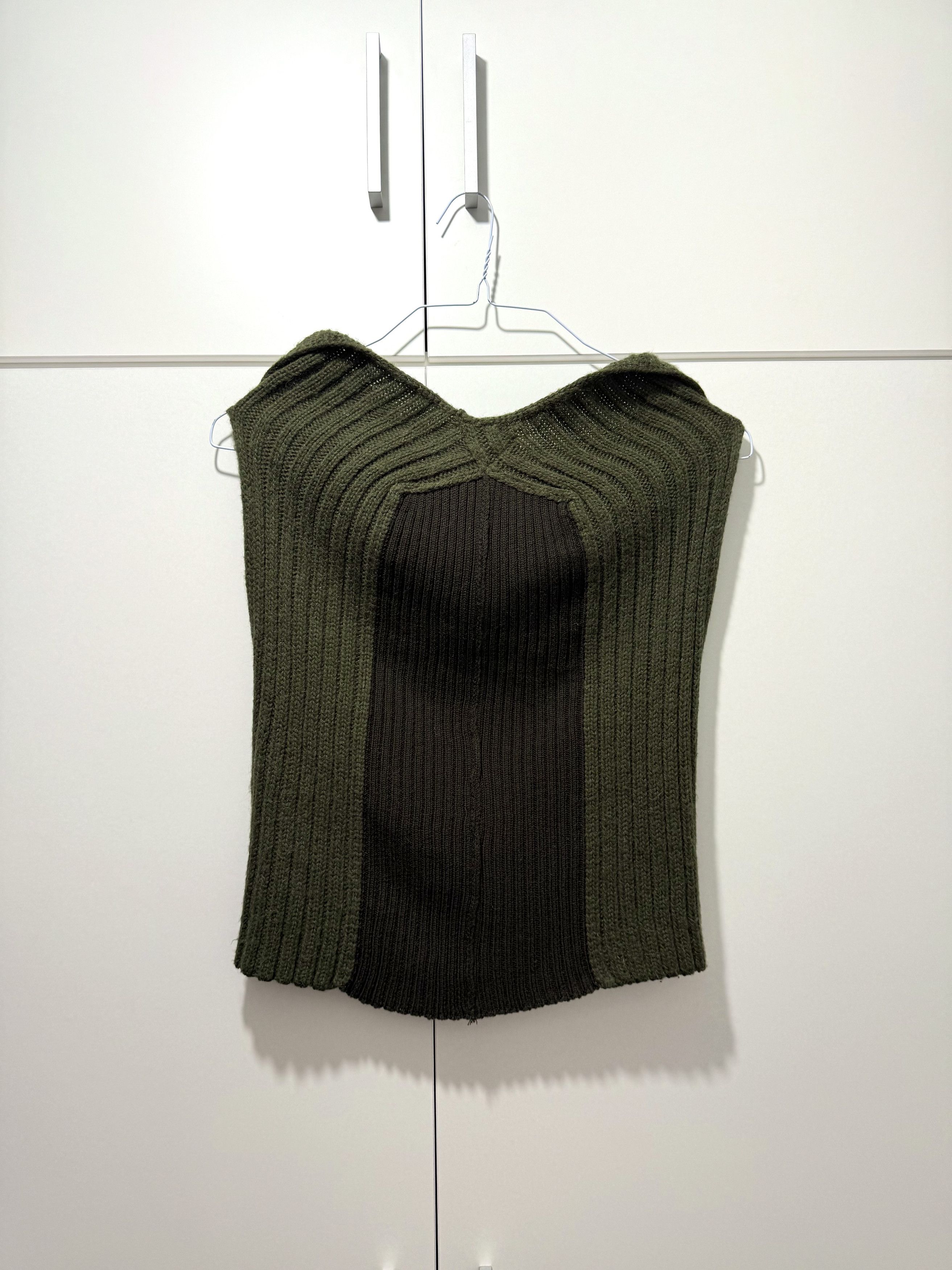 Cop Copine Vintage Cop Copine Knit Sleveless Zip Top Gilet (S-M) Size S / US 4 / IT 40 - 3 Thumbnail