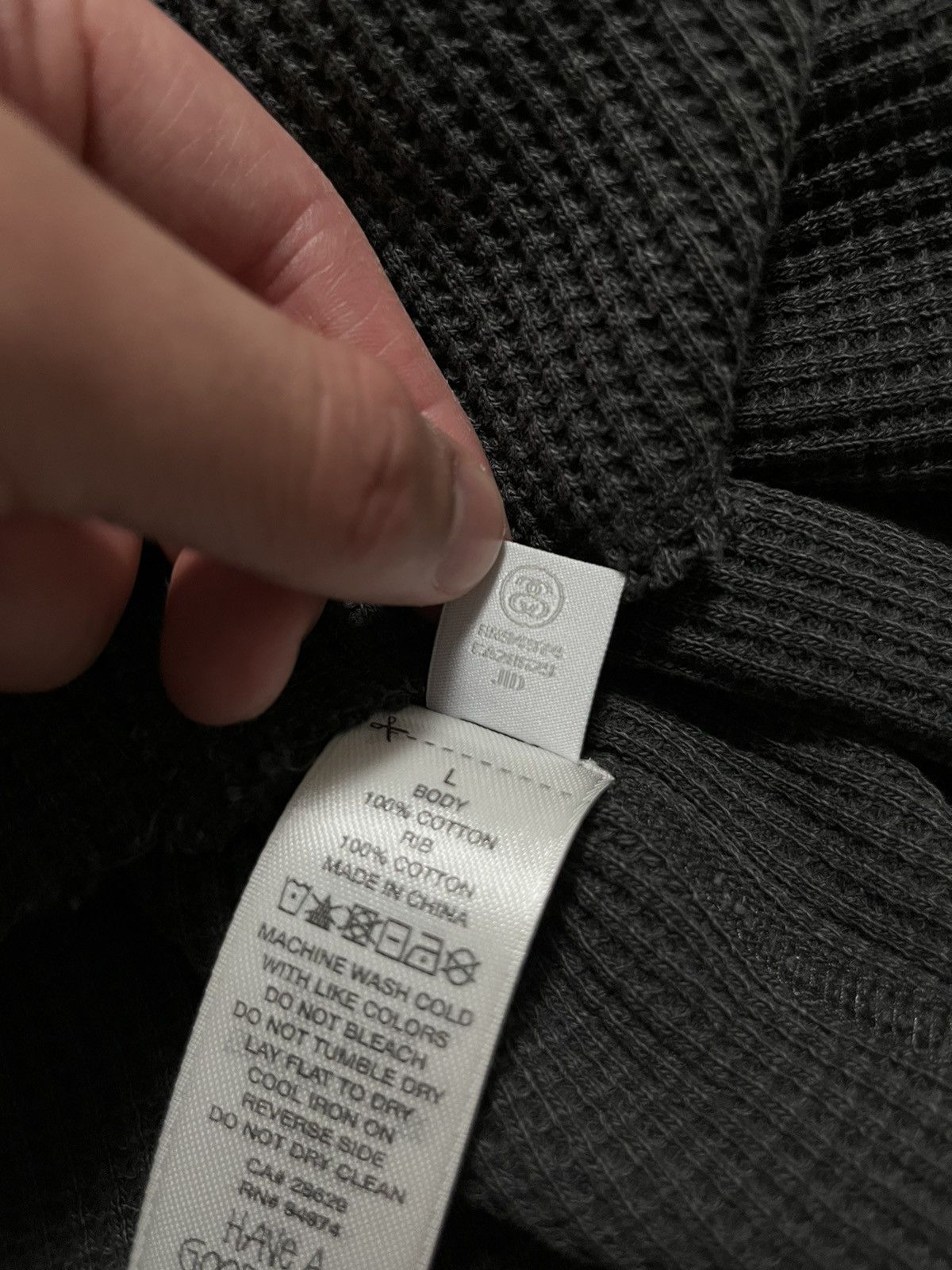Stussy Stussy Washed Raglan Thermal Size US L / EU 52-54 / 3 - 8 Thumbnail