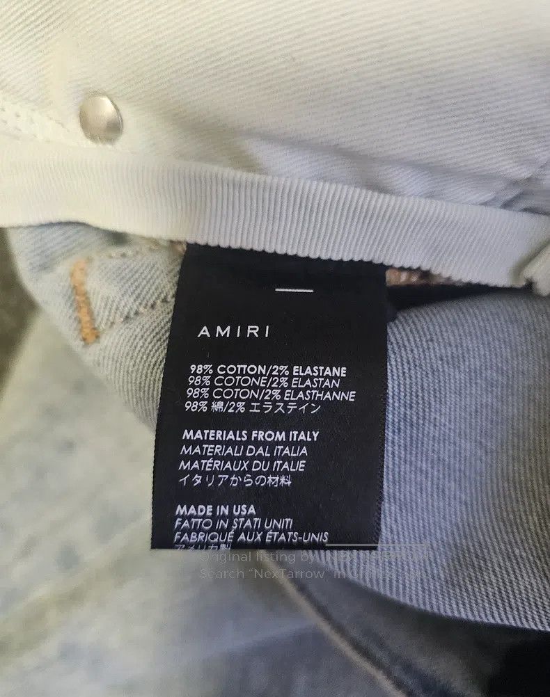 Other Amiri Denim Jeans with Knee Destruction Size US 31 - 6 Thumbnail